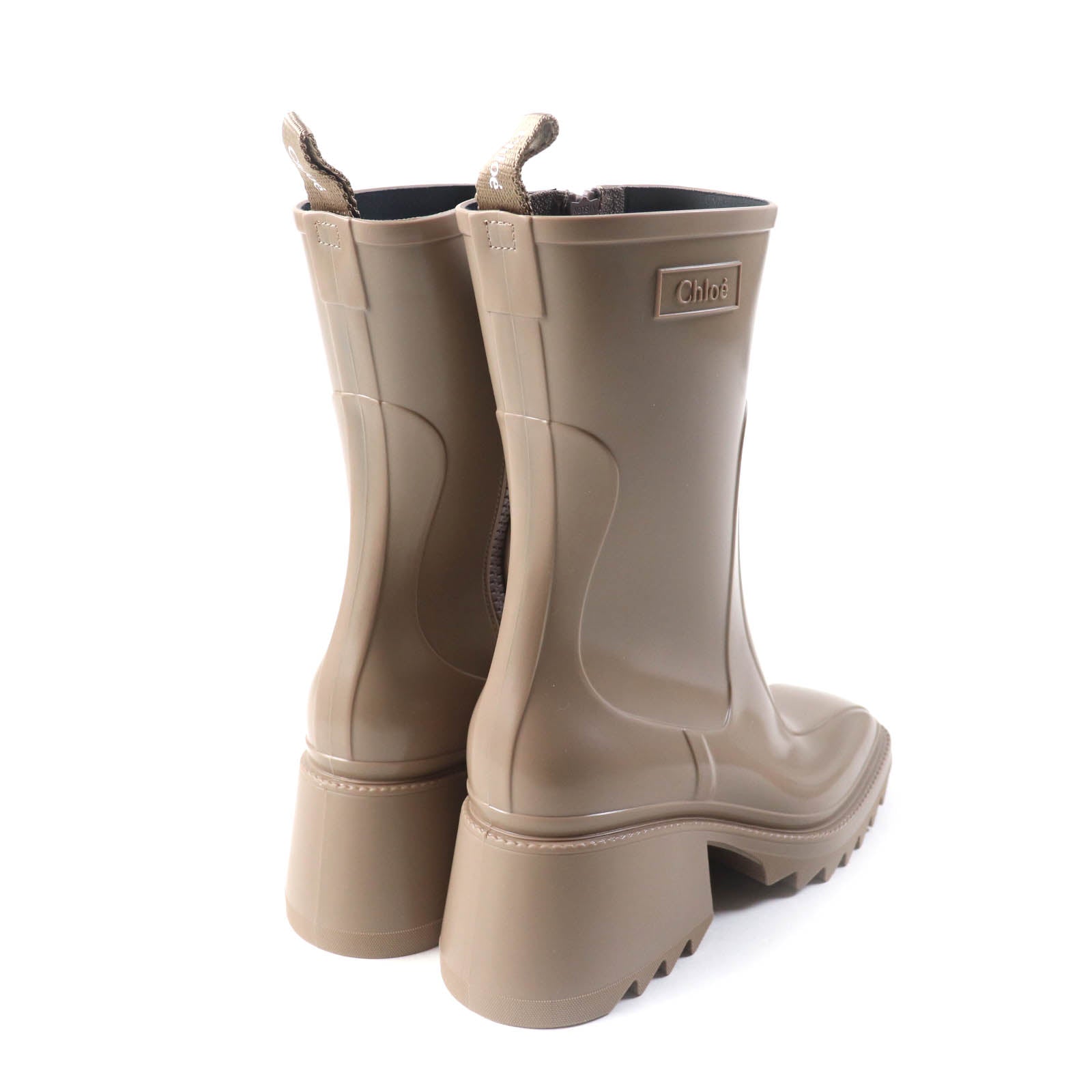 Chloe Betty Rain Boots Rubber Short