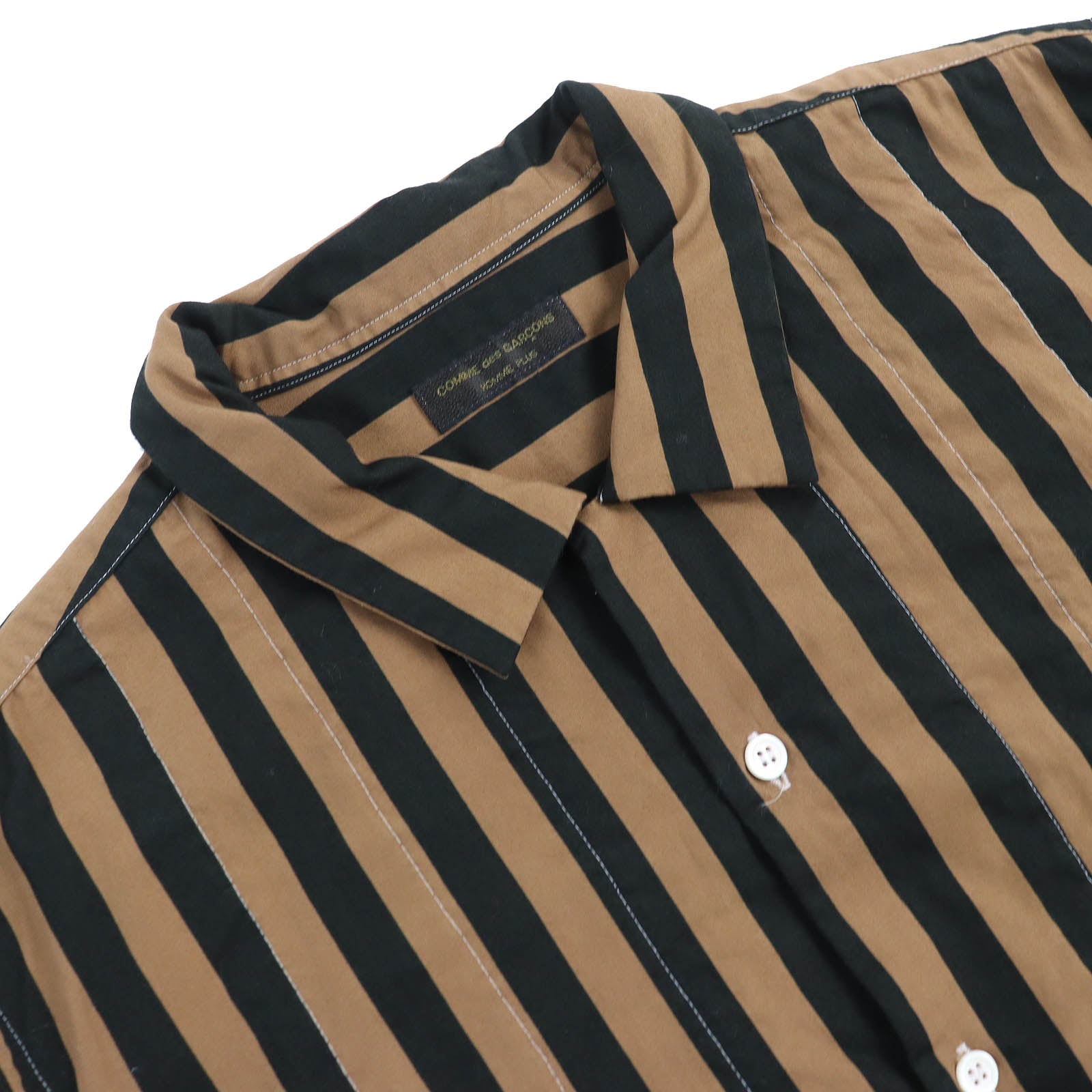 COMME des GARCONS Cotton Short Sleeve Shirt Brown