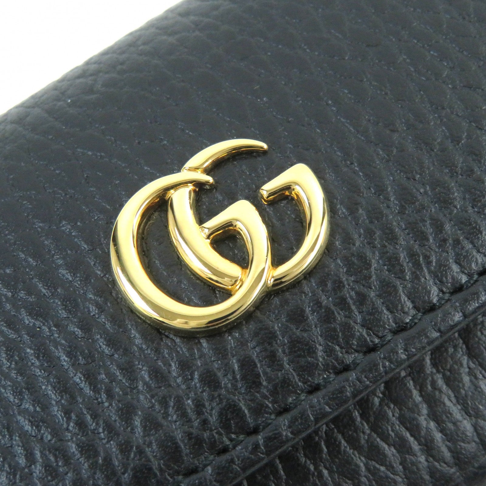 GUCCI GG Marmont Leather Key Holder 456118