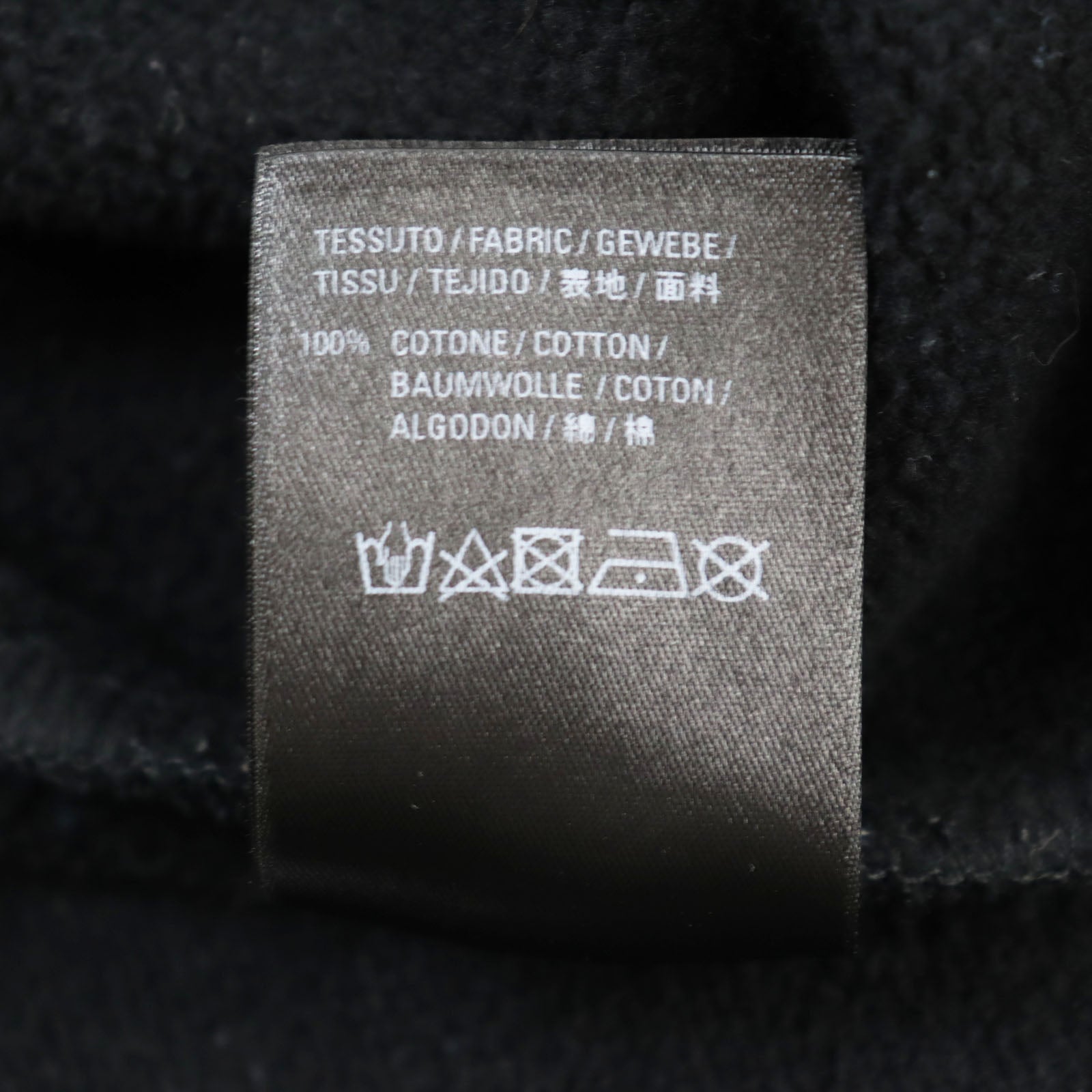 Balenciaga Cotton Hoodie XS Black