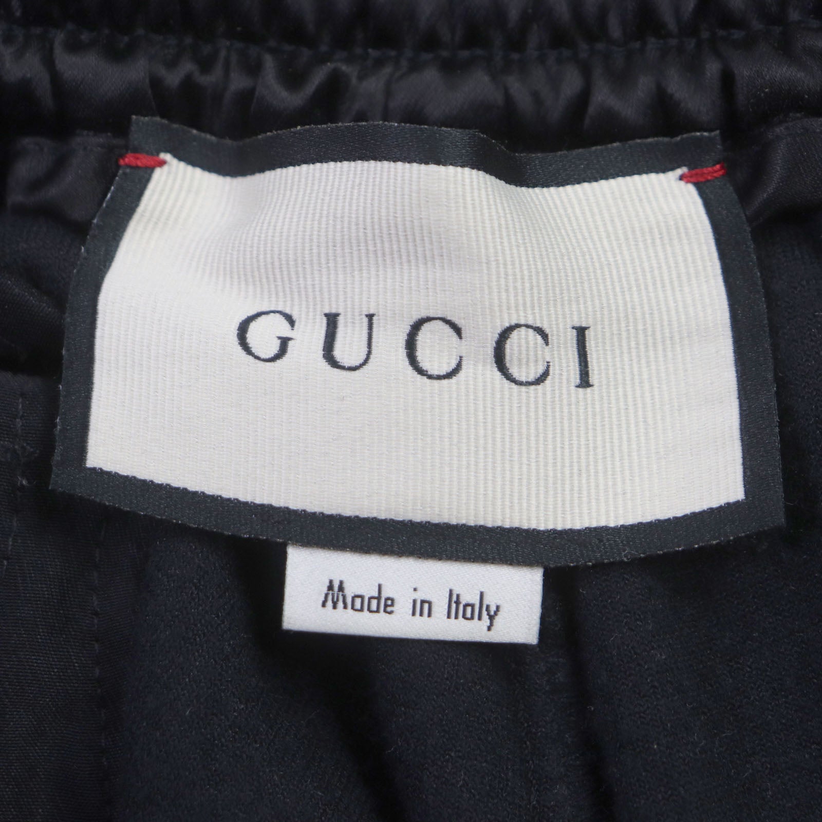 GUCCI Black Velvet Jogger Pants XL