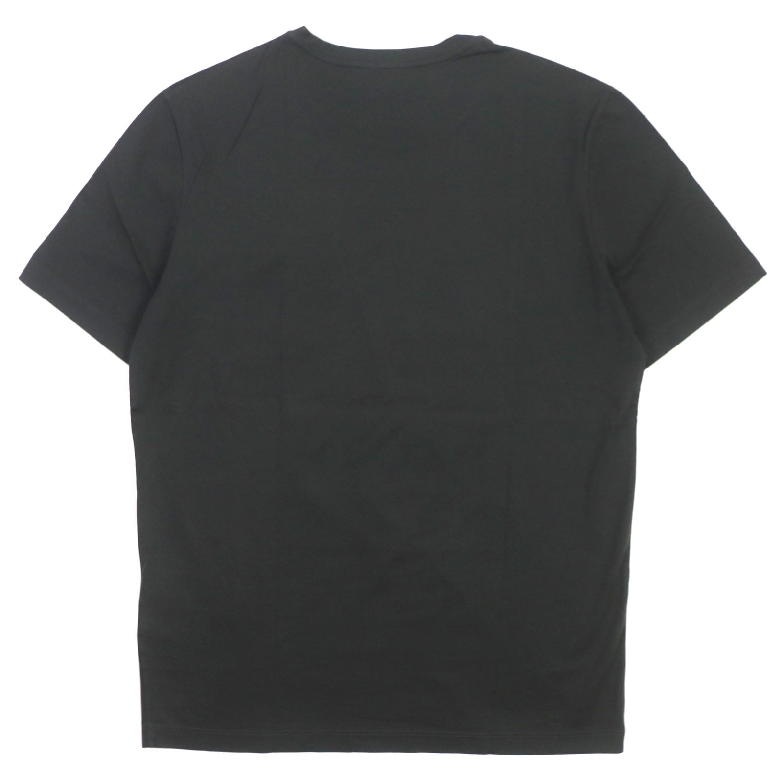 Salvatore Ferragamo Perforated Gancini Leather Trim T-shirt