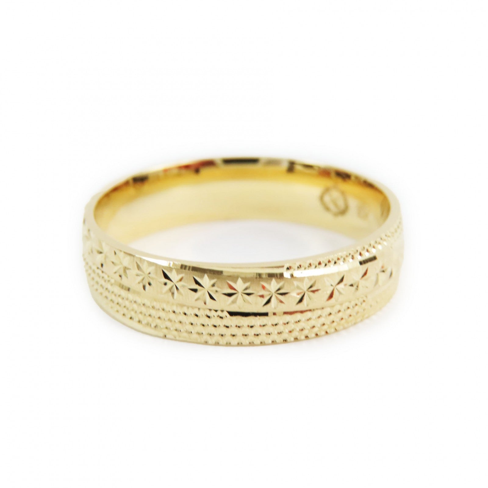 AVALANCHE K10 Yellow Gold Ring Size 19