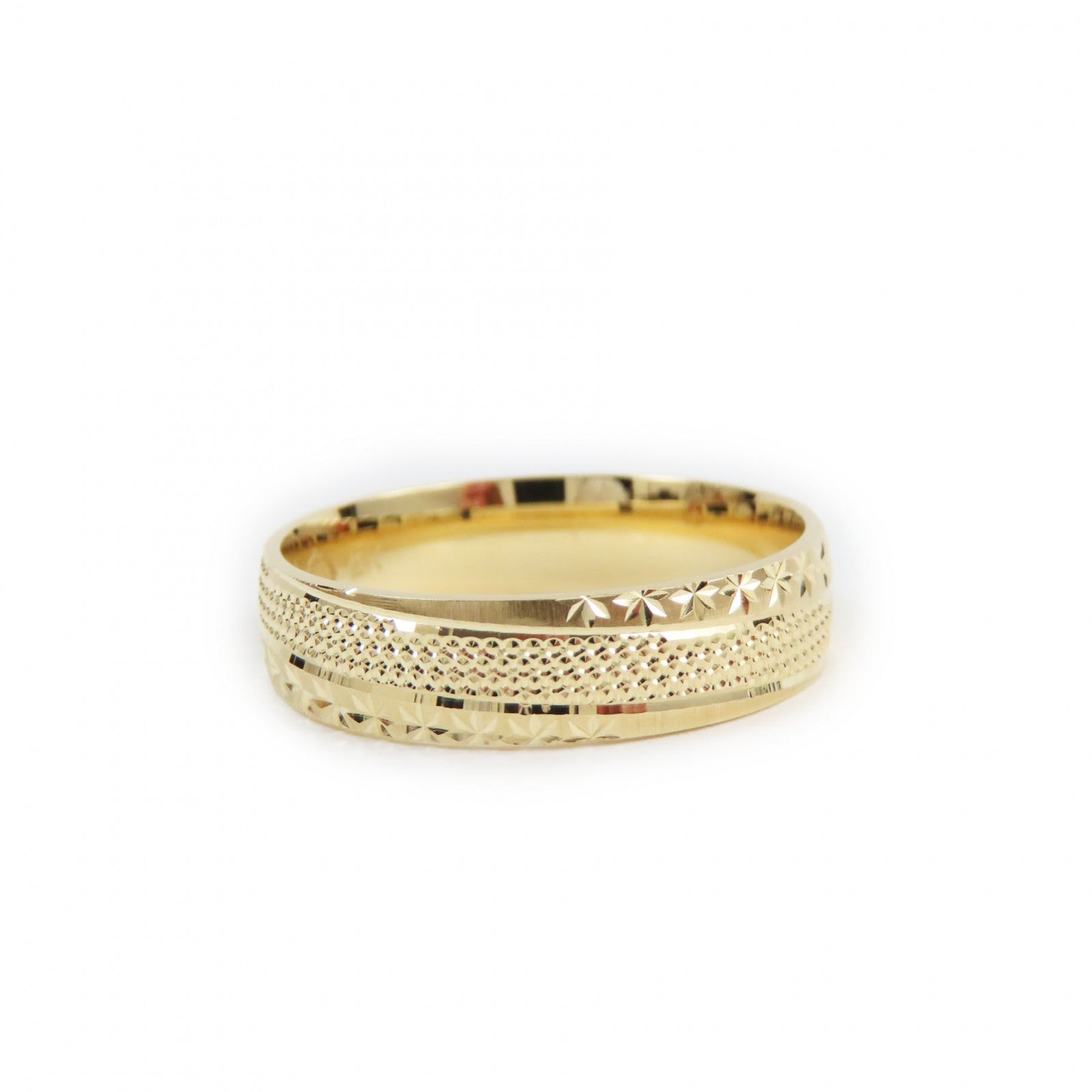 AVALANCHE K10 Yellow Gold Ring Size 19