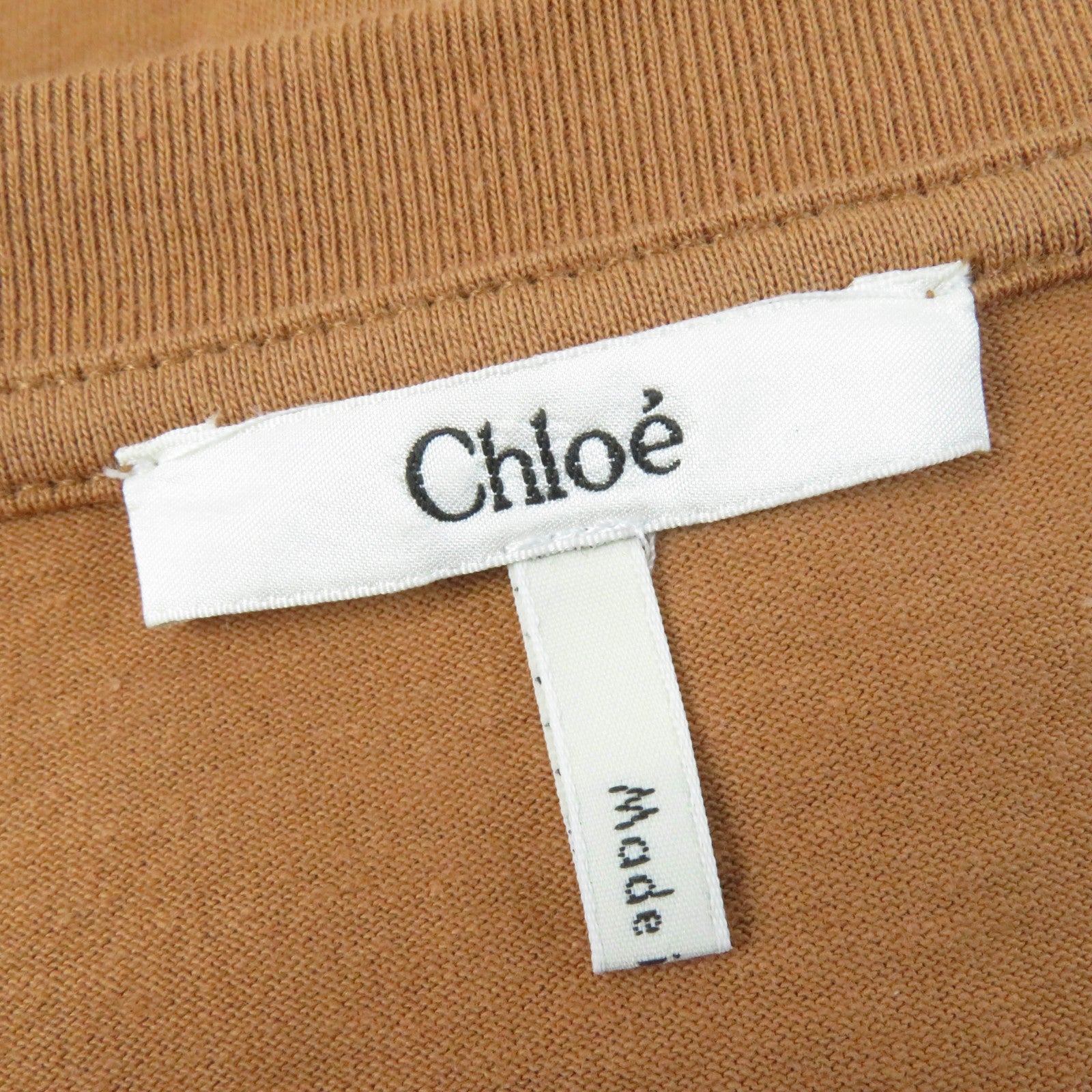 Chloe Cotton Logo T-Shirt XS