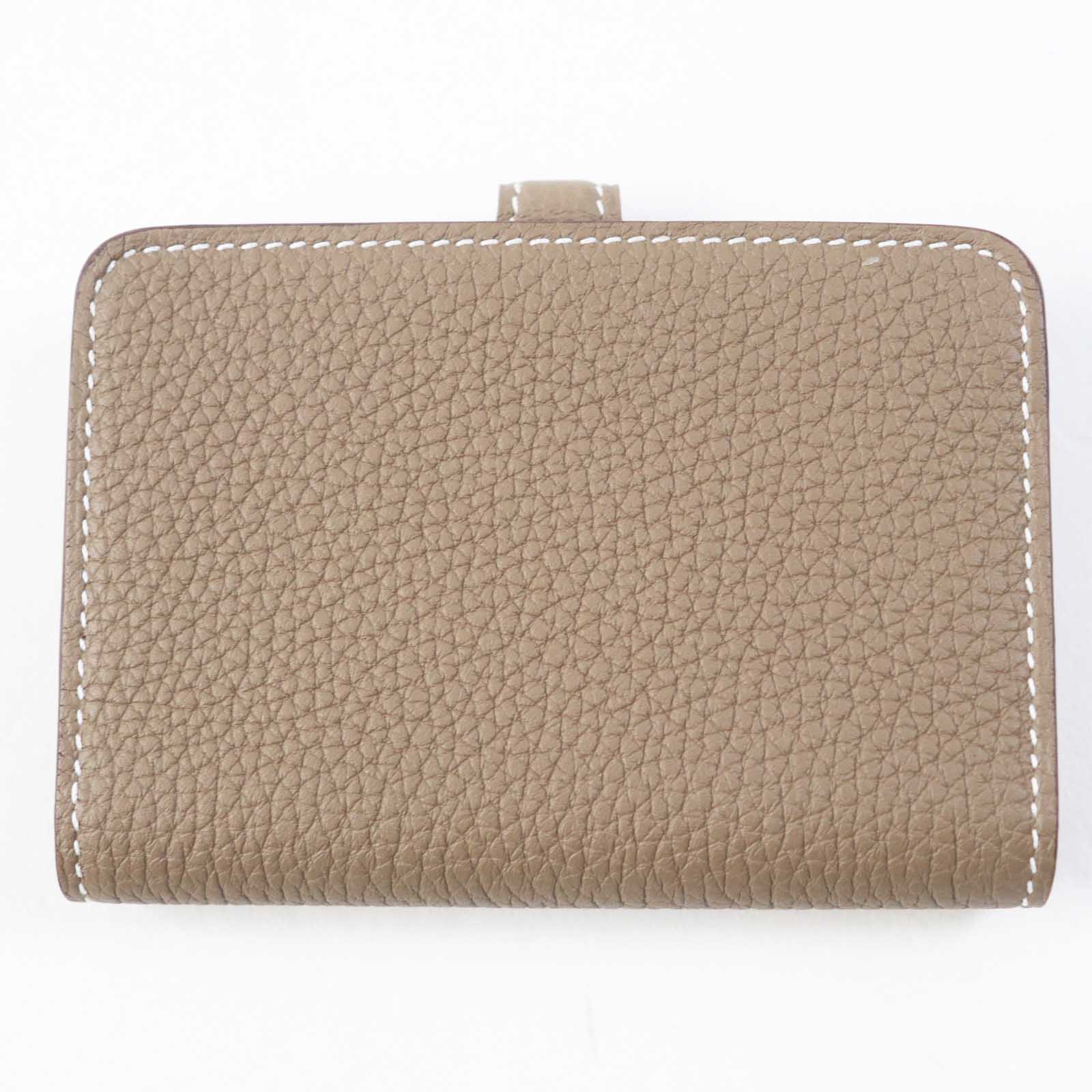 HERMES Etope Silver Togo Card Case 2021