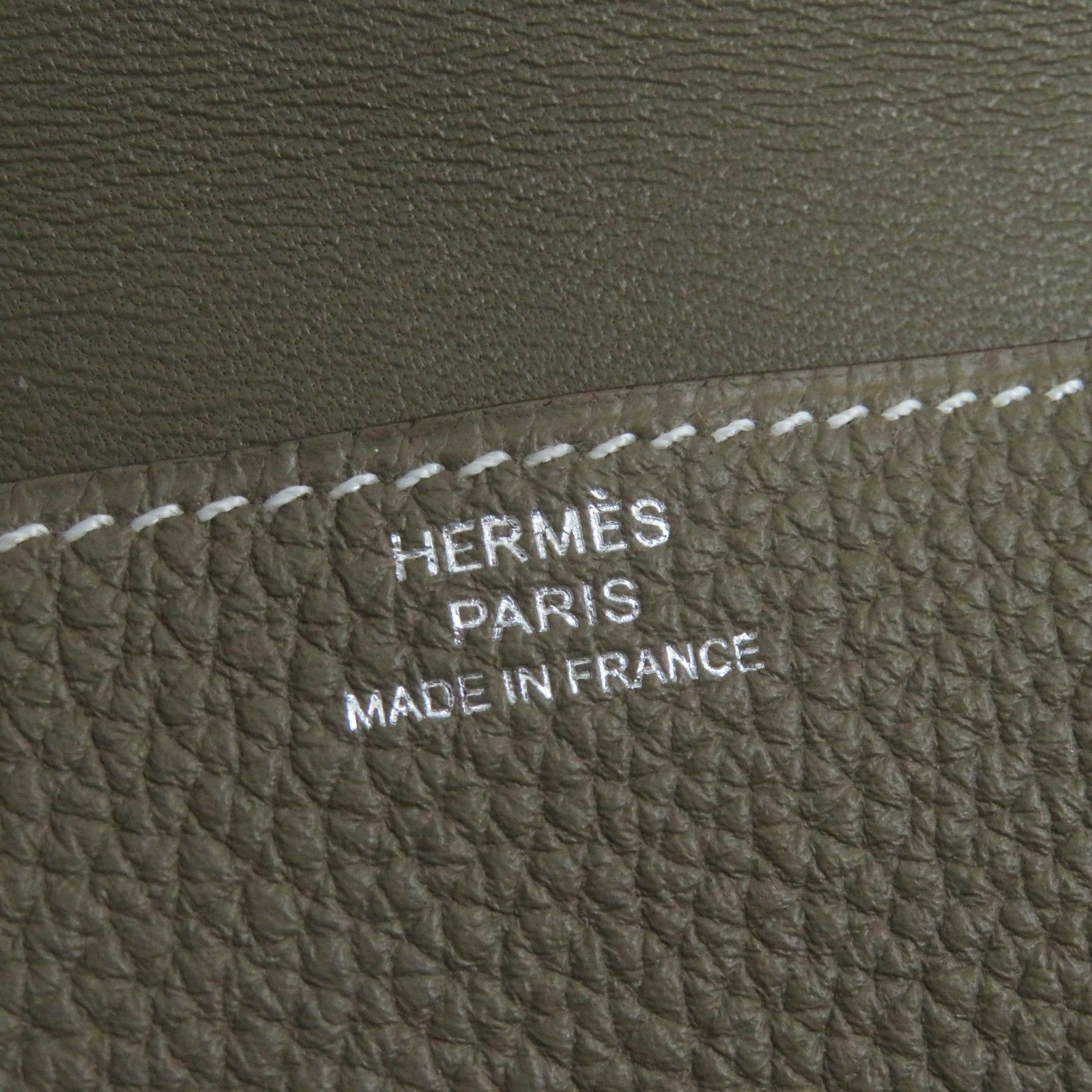 HERMES Etope Silver Togo Card Case 2021