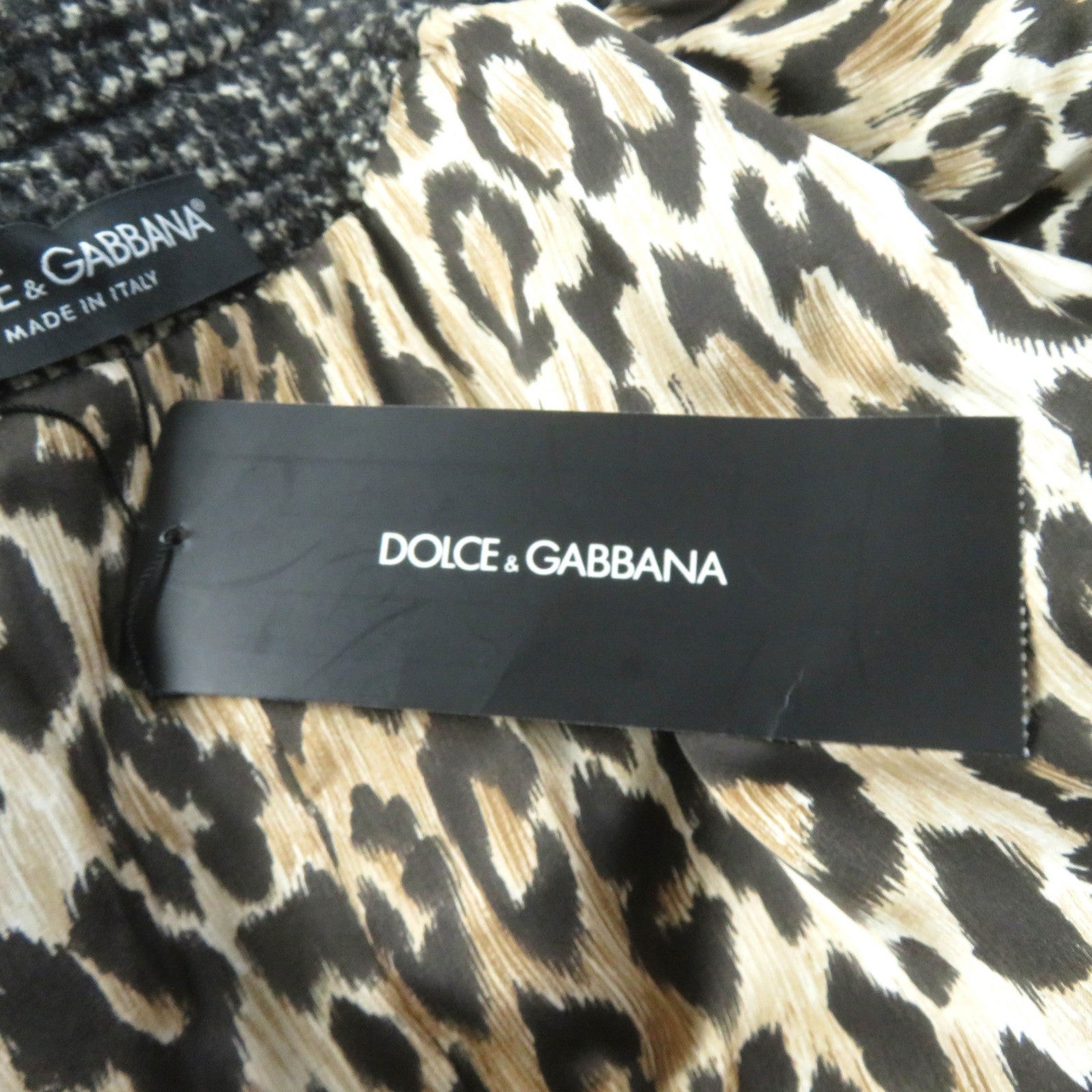 Dolce & Gabbana Tweed Coat Women