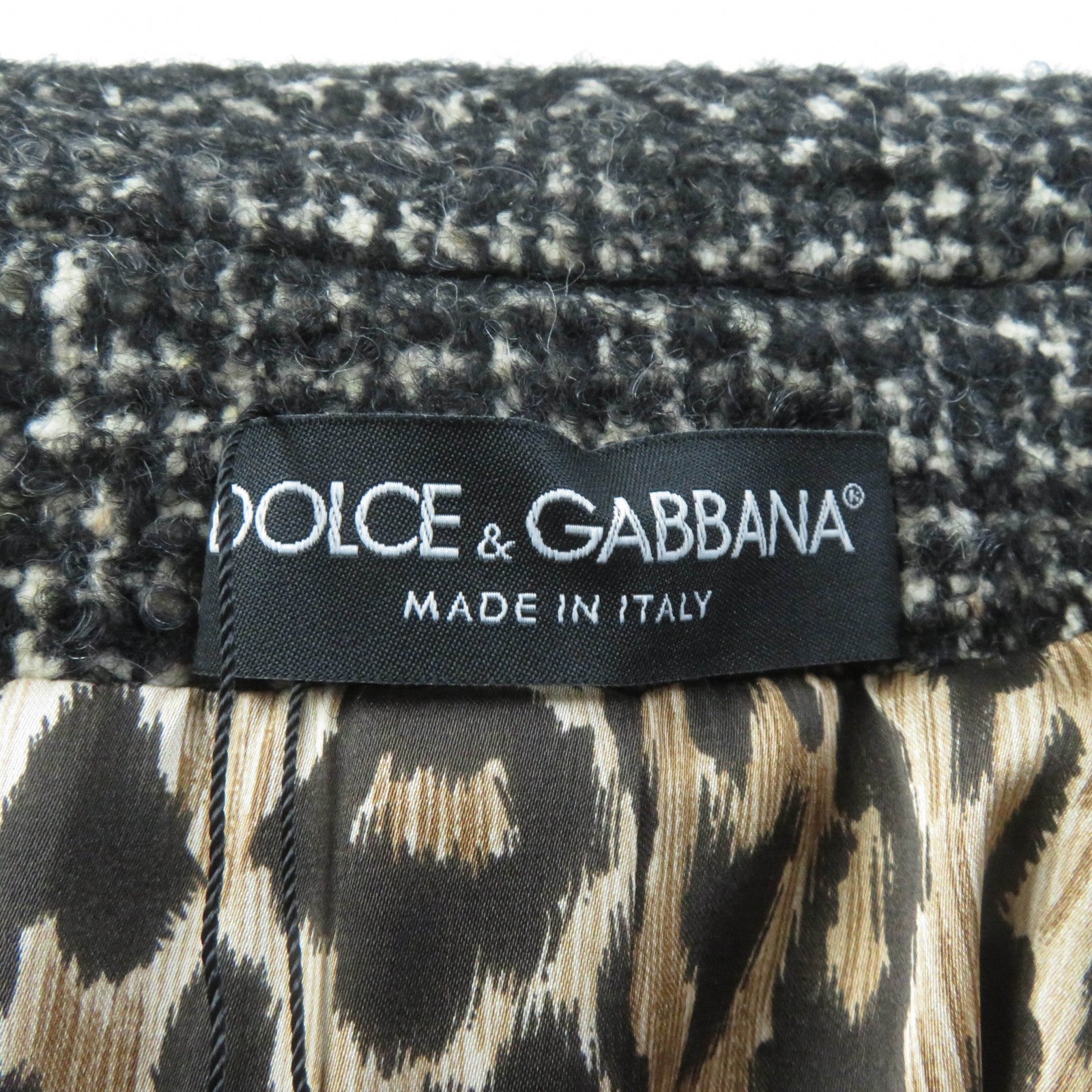 Dolce & Gabbana Tweed Coat Women