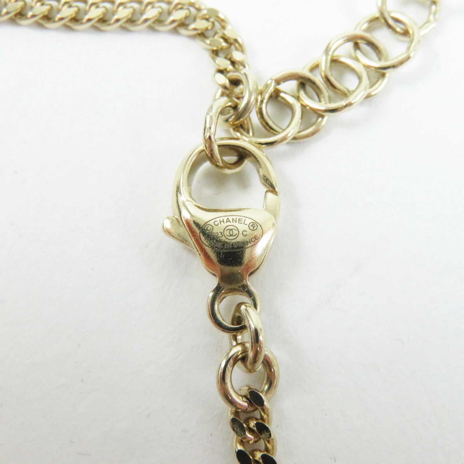 Chanel COCO Mark Heart Chain Bracelet