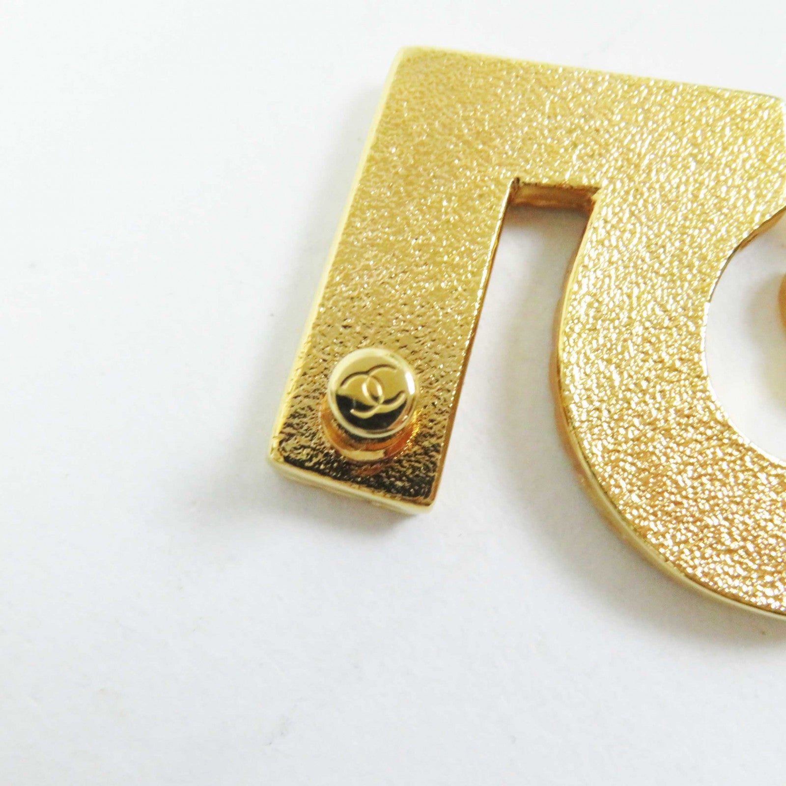 Chanel COCO Mark 5 Brooch Blue Gold