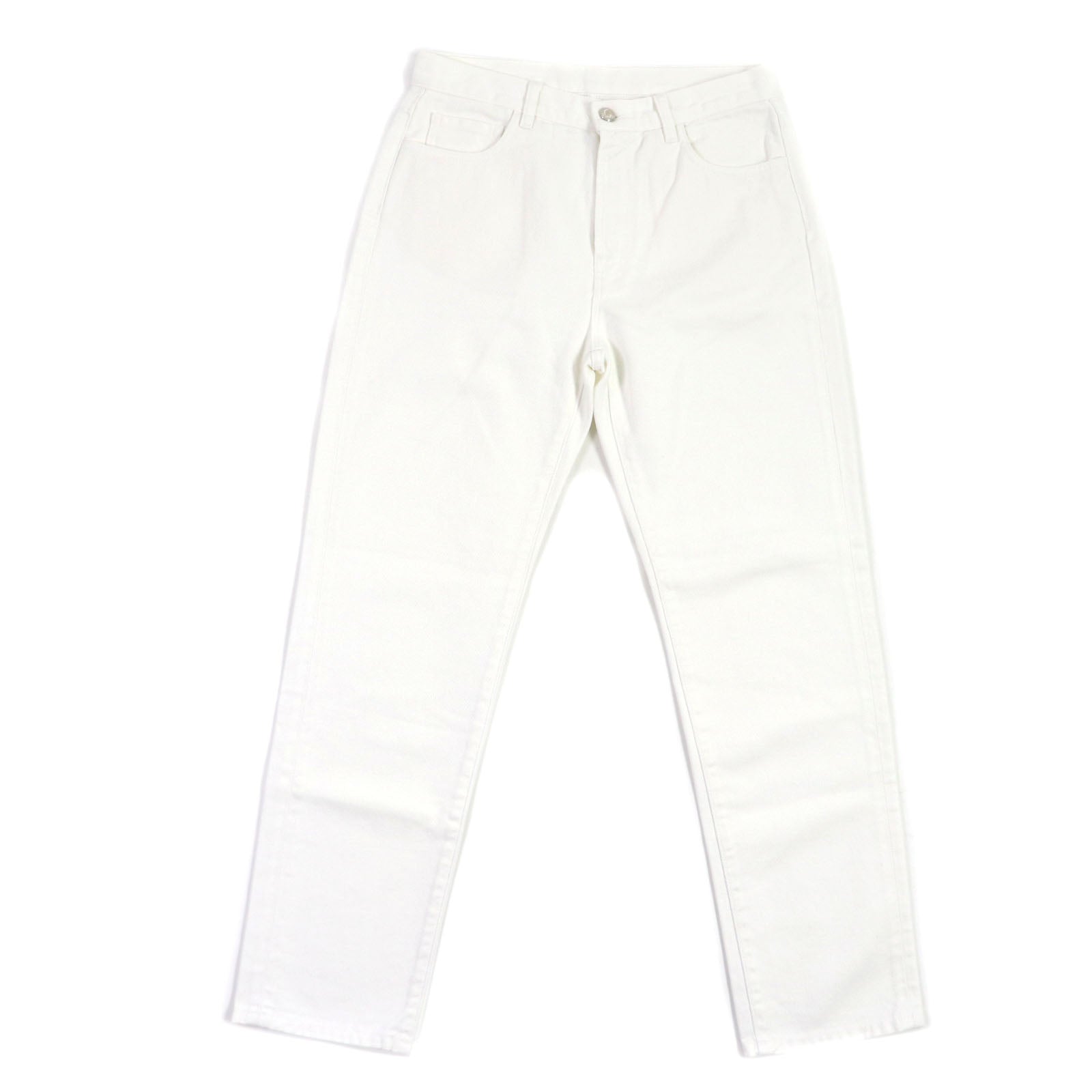 Moncler Cotton Denim Pants White 44