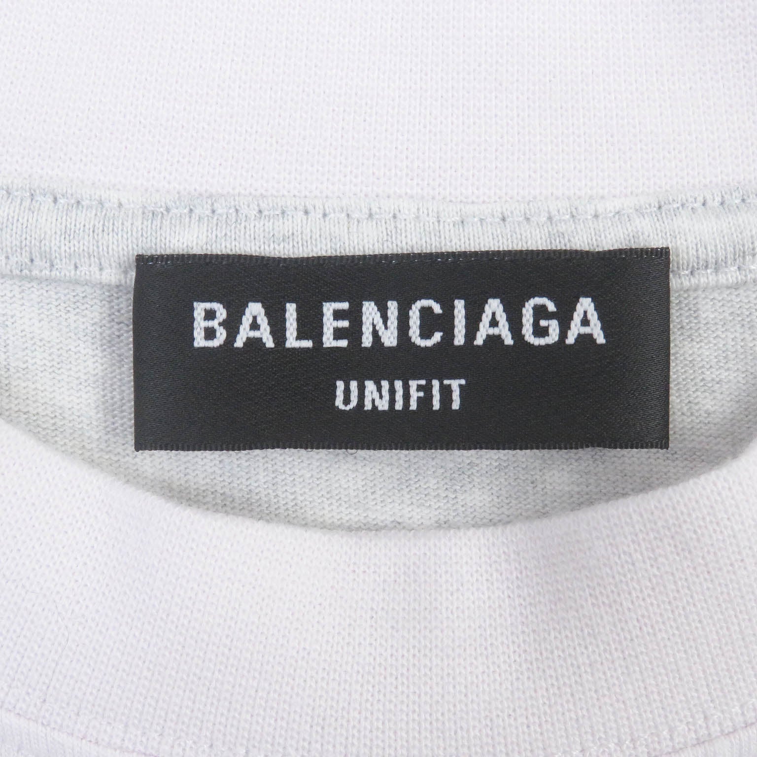 Balenciaga Oversized T-shirt Ivory Gray L