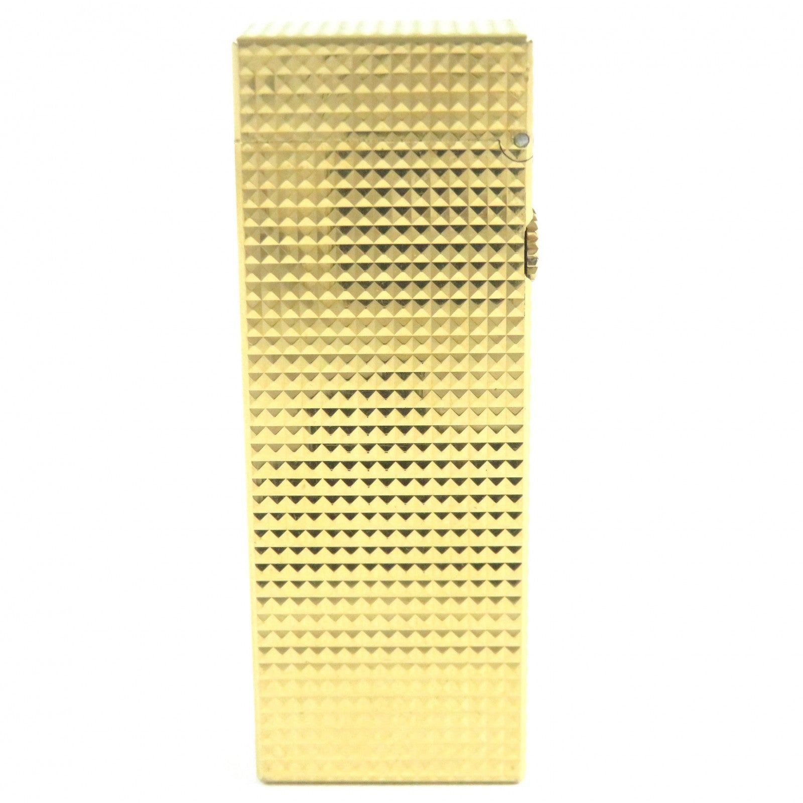 Dunhill Diamond Pattern Roller Gas Lighter Gold