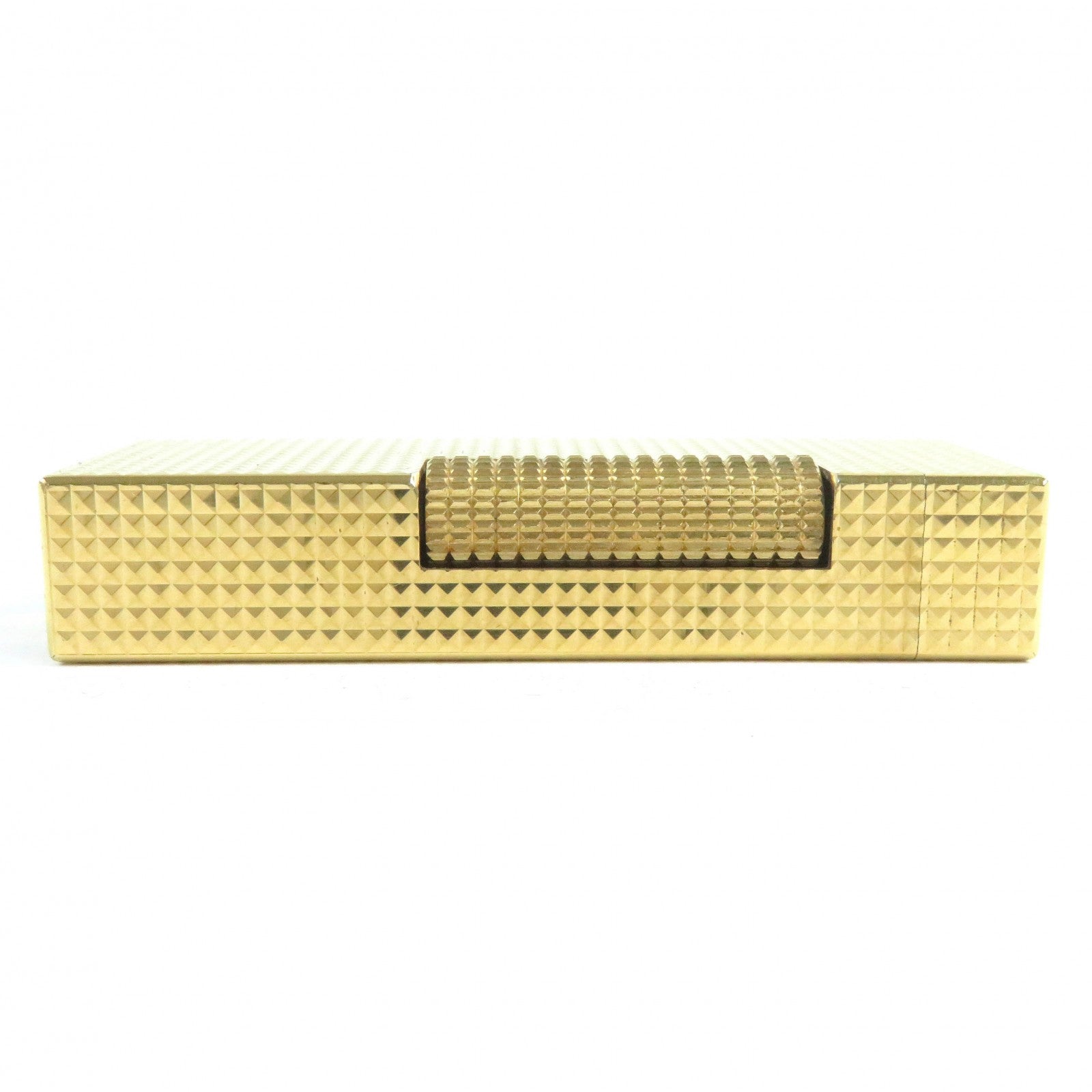 Dunhill Diamond Pattern Roller Gas Lighter Gold