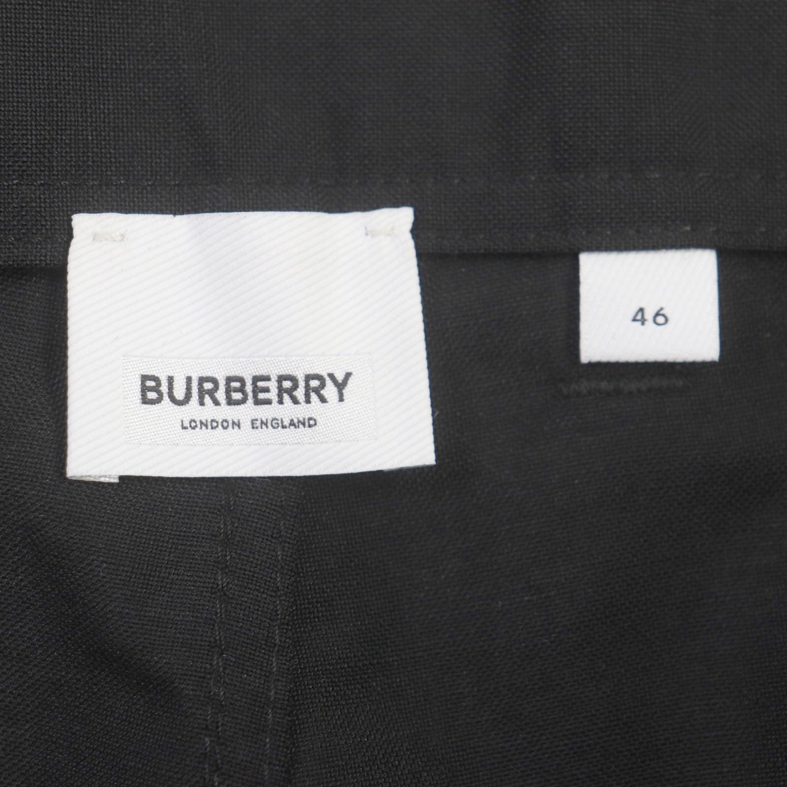 Burberry Mohair Wool Cargo Shorts Black 46