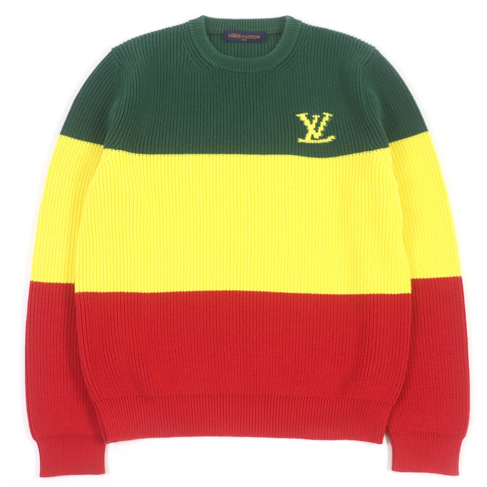 Louis Vuitton Jamaican Striped Pullover Sweater M