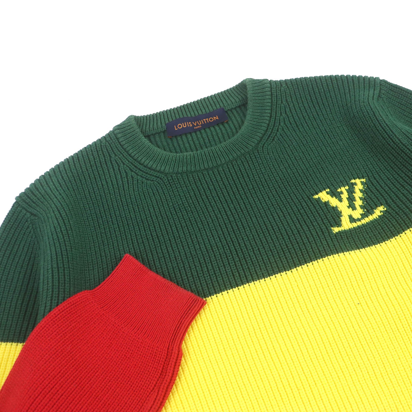 Louis Vuitton Jamaican Striped Pullover Sweater M