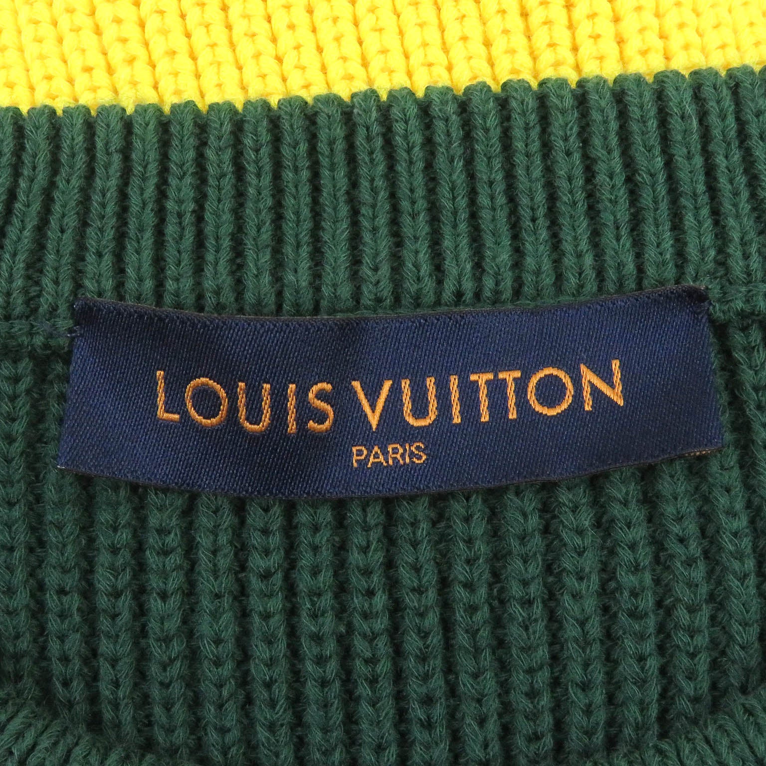 Louis Vuitton Jamaican Striped Pullover Sweater M