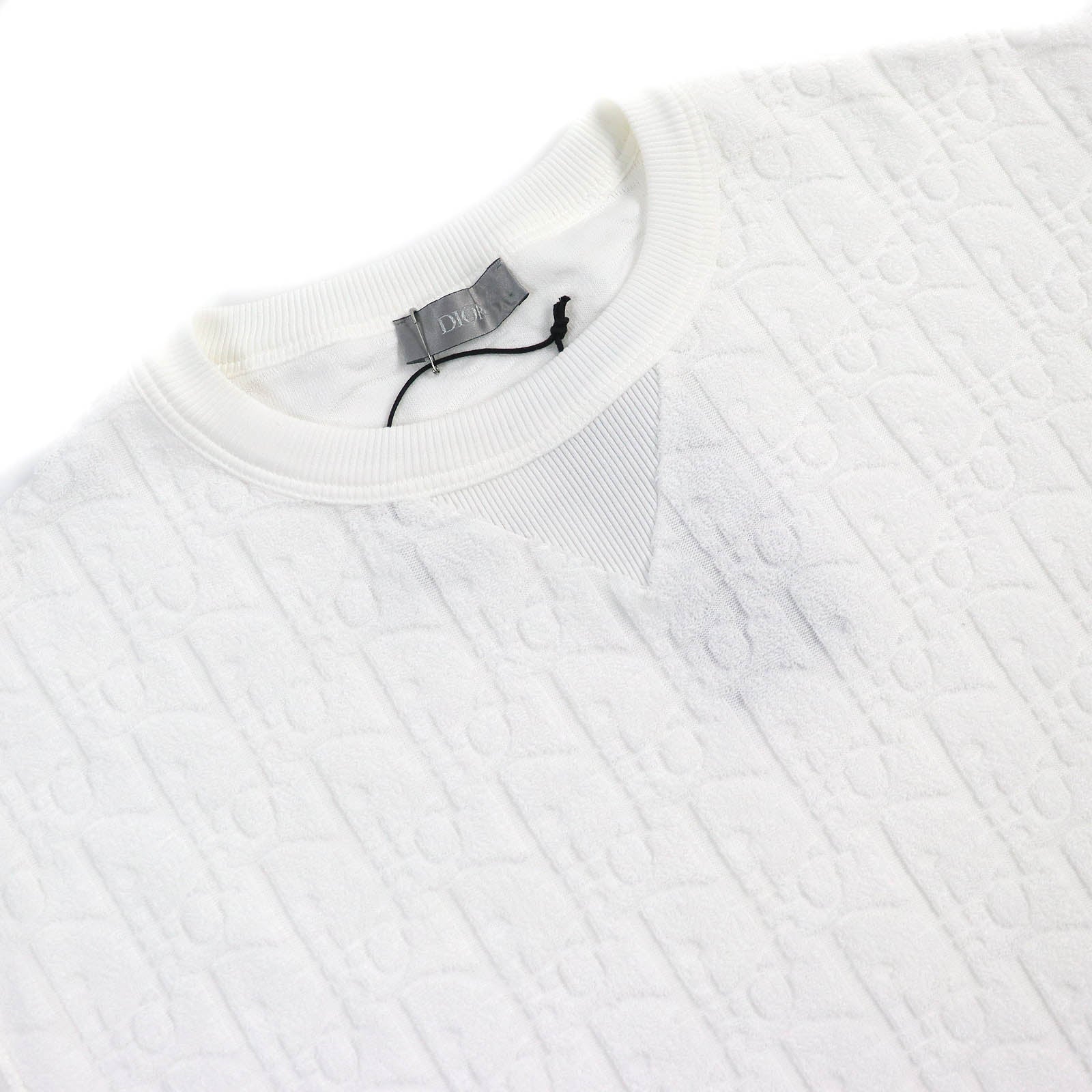 Dior Cotton Oblique Jacquard T-shirt White S