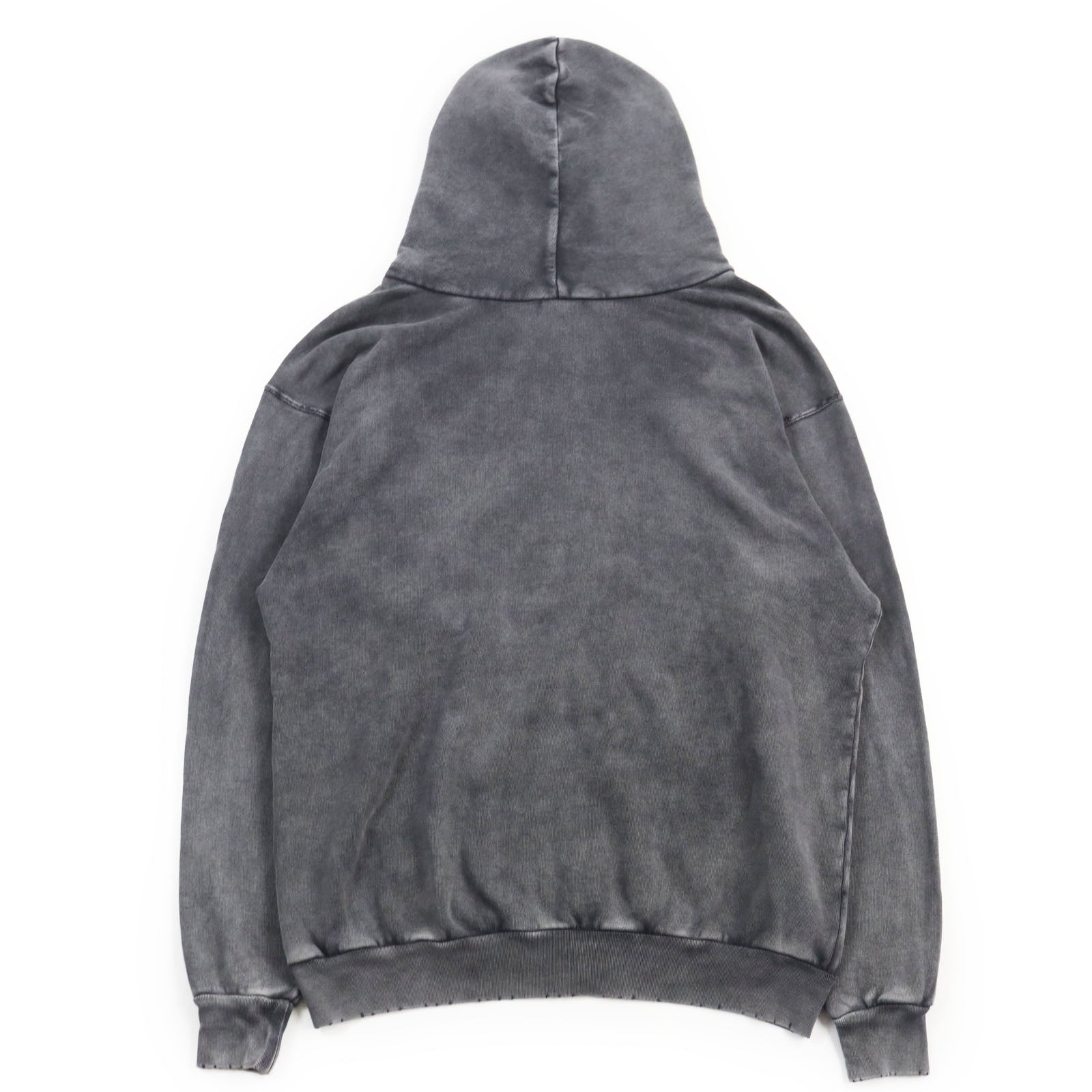 Balenciaga Cotton Zip-Up Hoodie Black S