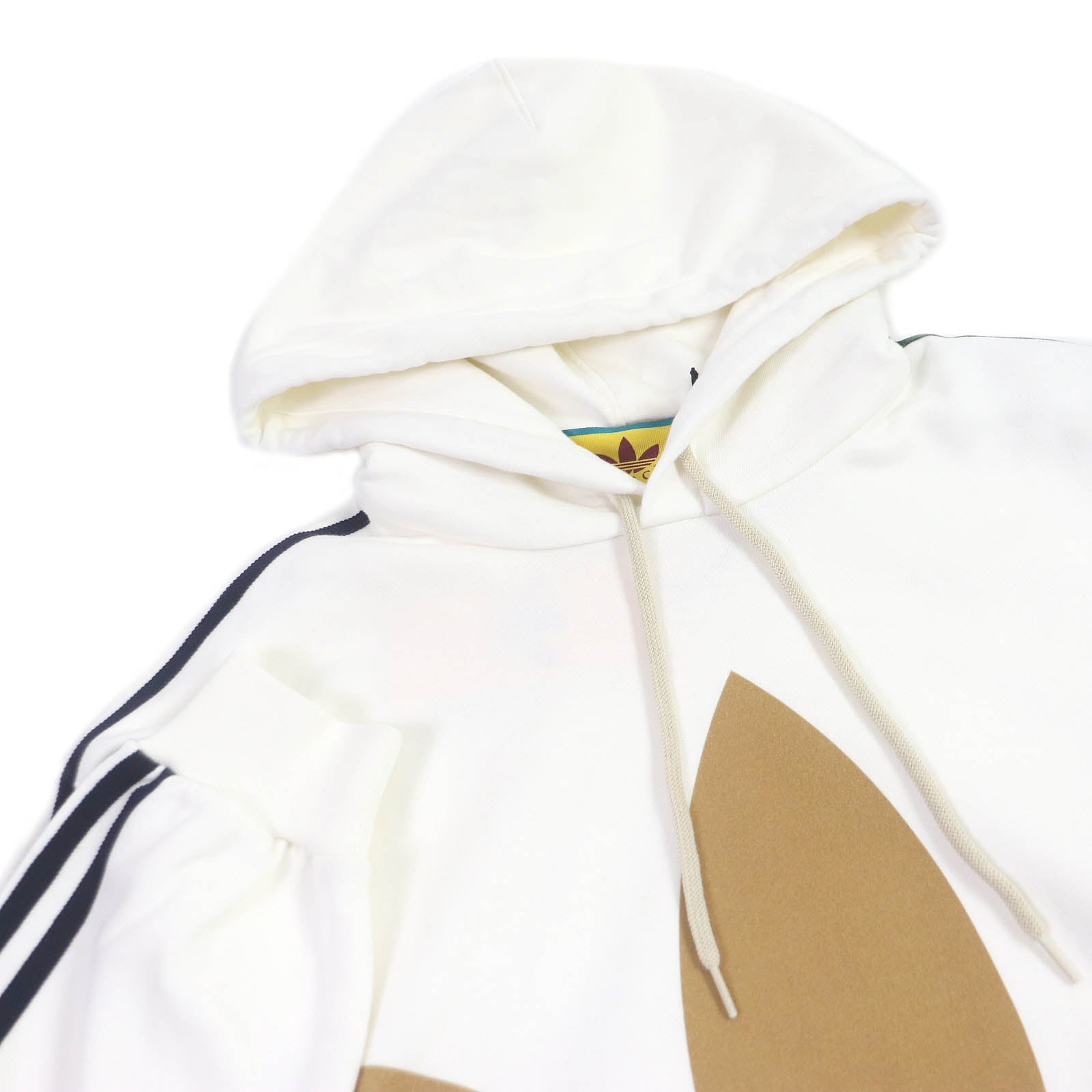 GUCCI adidas Trefoil Logo Hoodie White XS