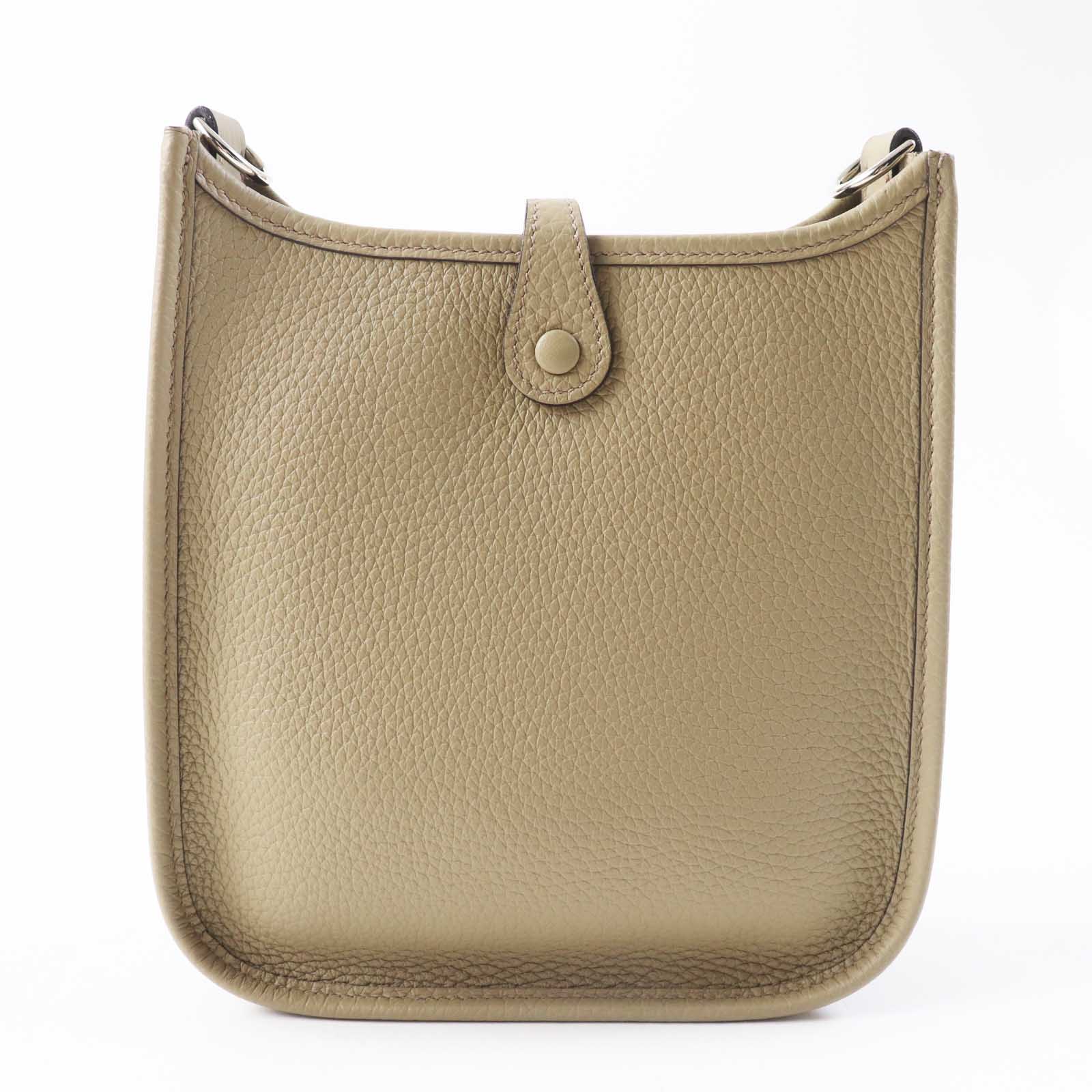 Hermes Evelyn TPM Beige Clemence Shoulder Bag