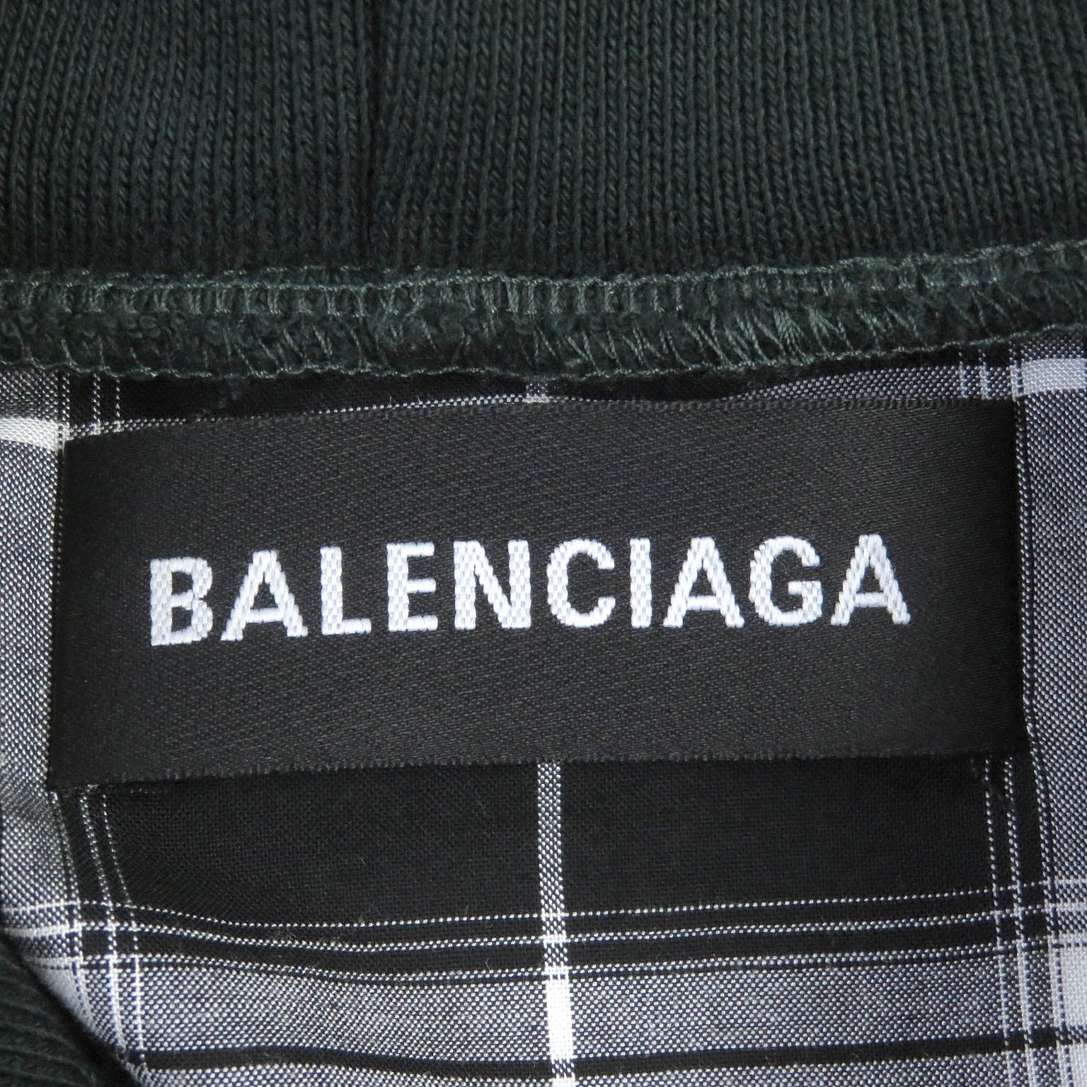 Balenciaga Twinset Hoodie Check Shirt Jacket