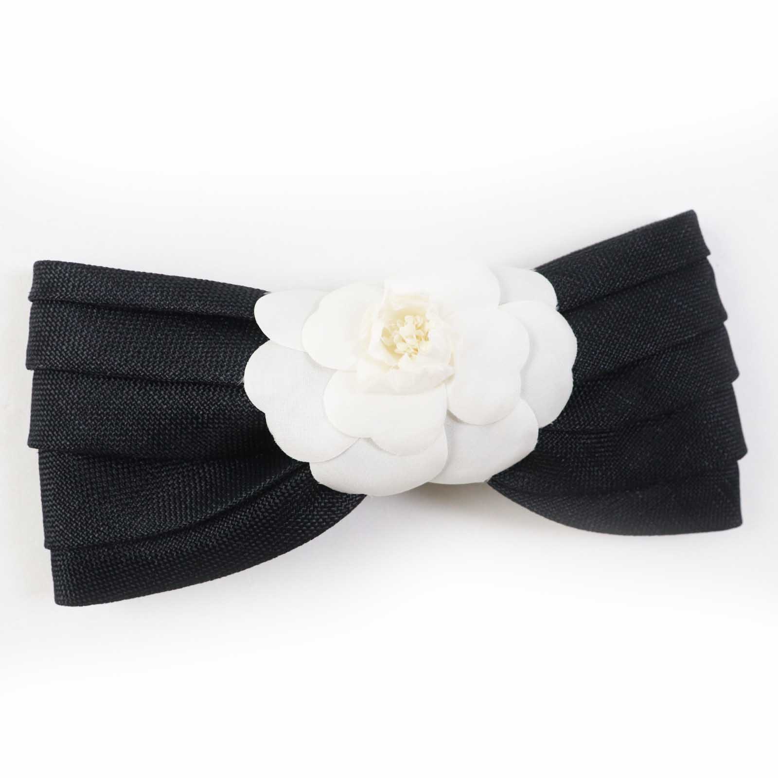 Chanel Camellia Ribbon Valletta Hair Accessory