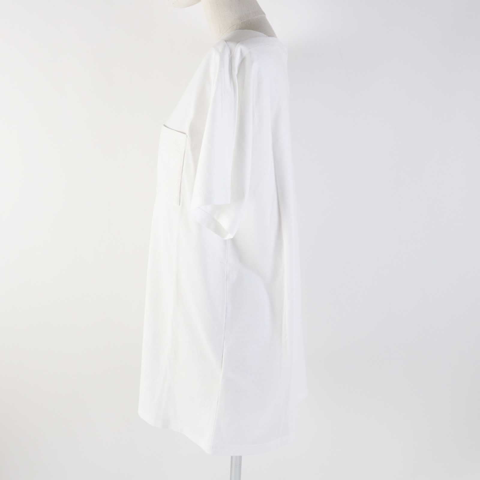 HERMES H Logo Embroidery Tunic White 34