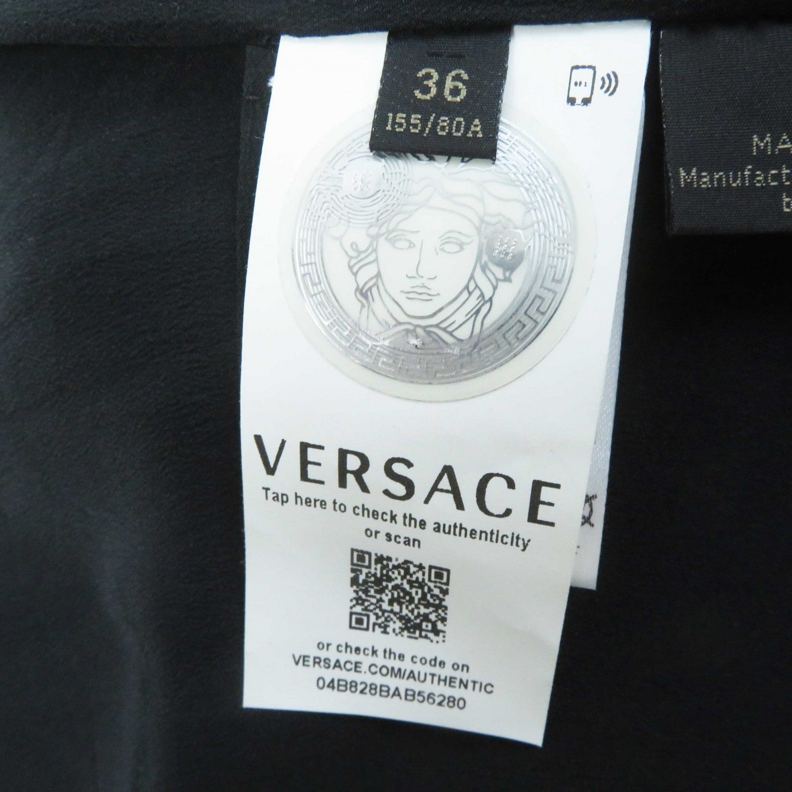 Versace Safety Pin Medusa Skipper Dress