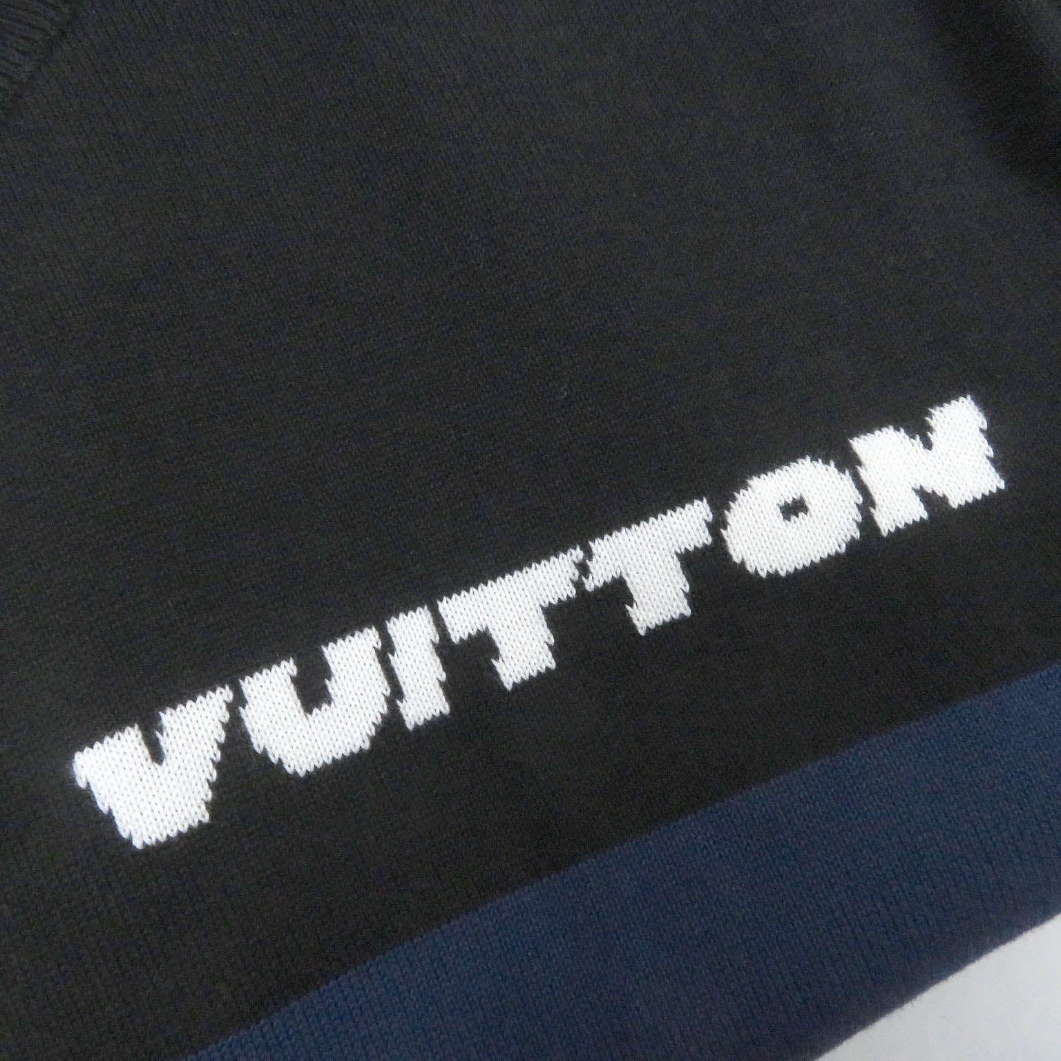 Louis Vuitton Cotton Jacquard Knit Sweater M