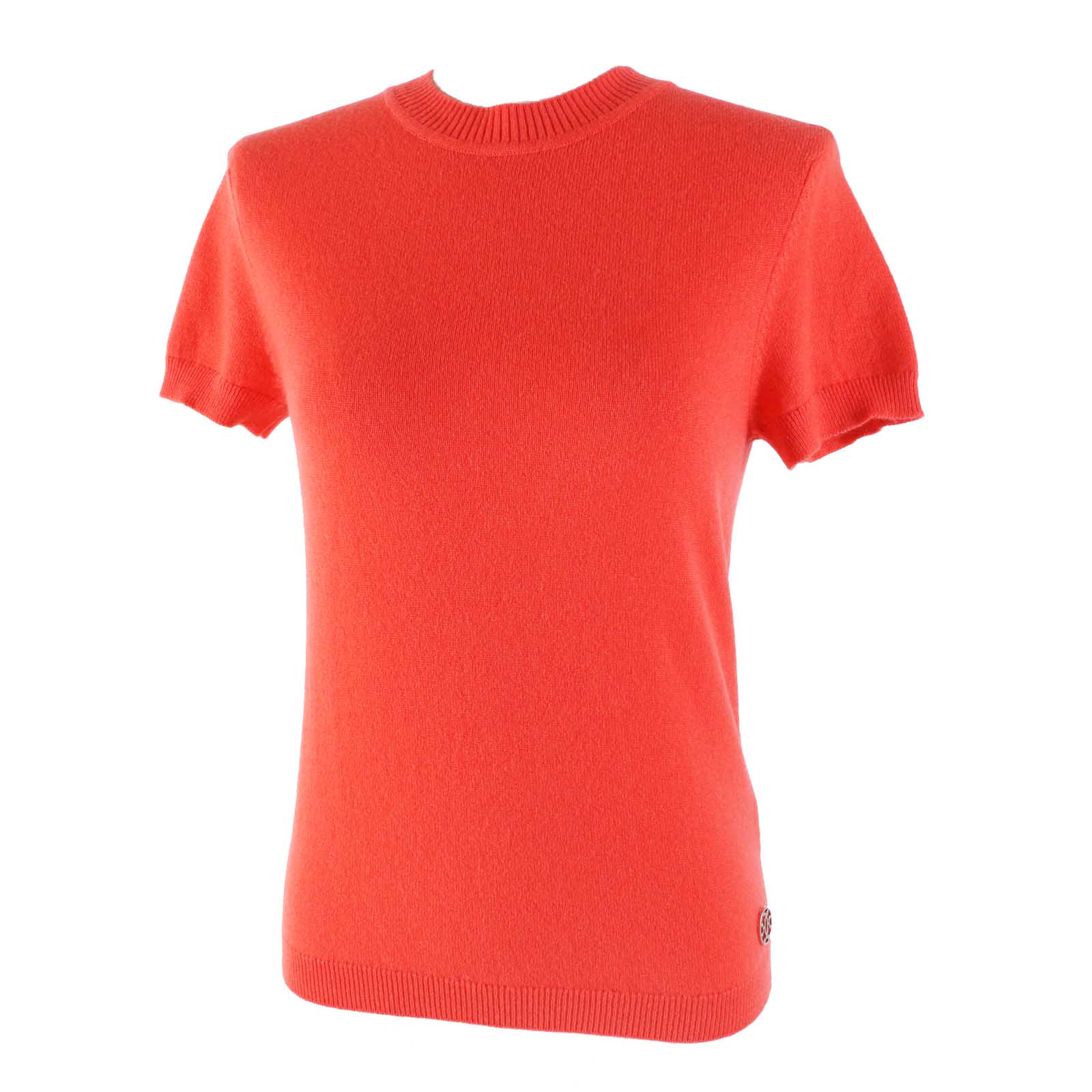 Hermes Cashmere Short Sleeve Knit H Plate