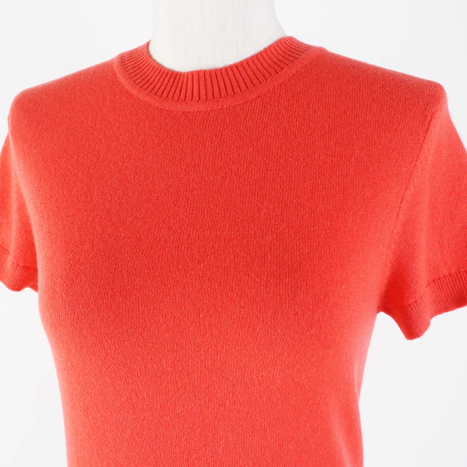 Hermes Cashmere Short Sleeve Knit H Plate