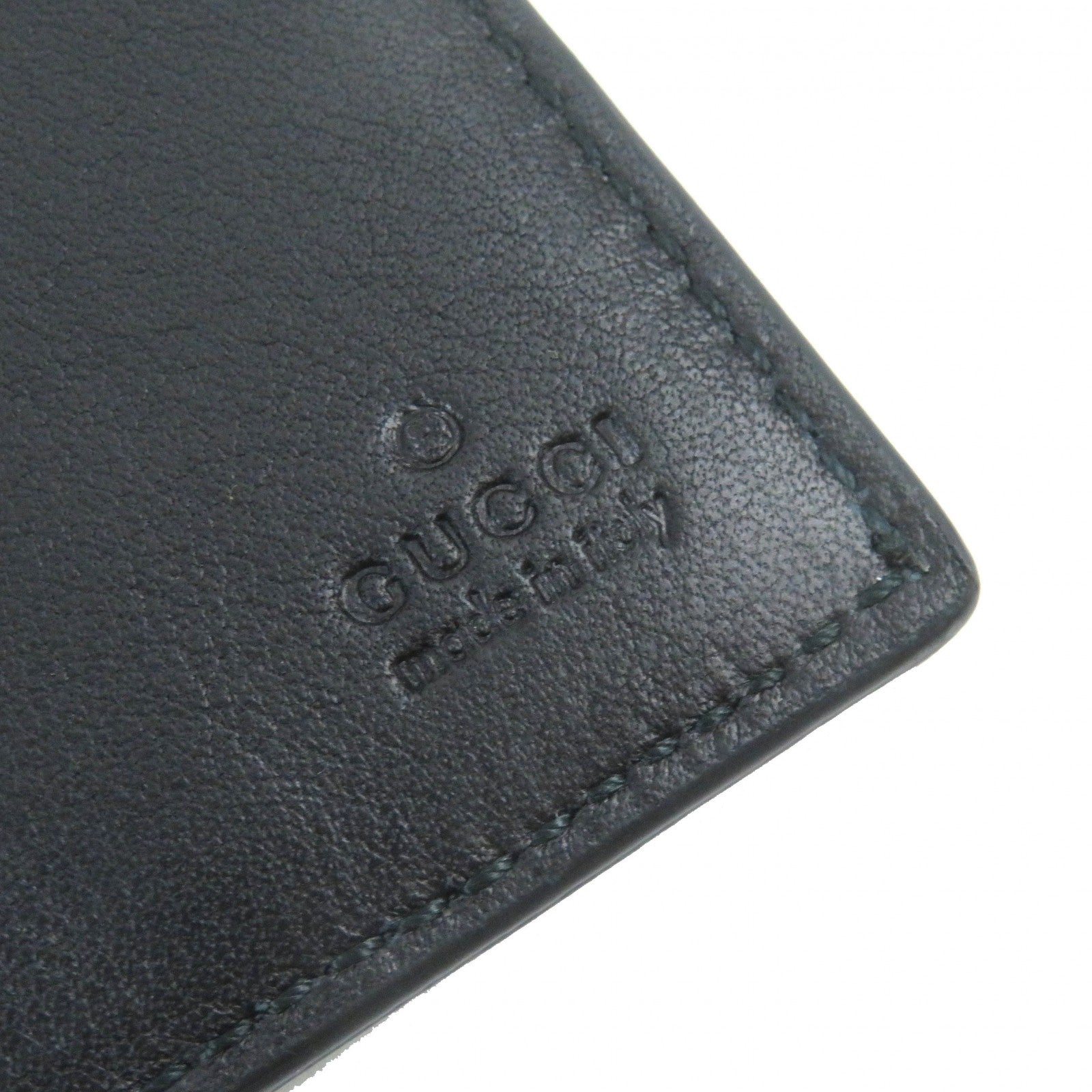 Gucci Guccissima Leather Card Holder