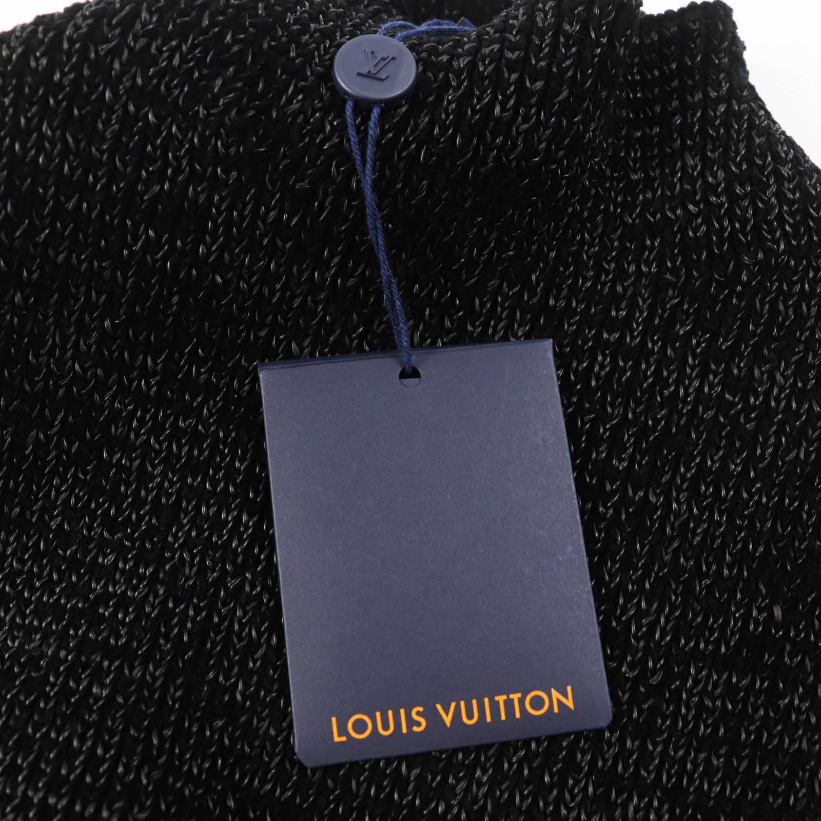 Louis Vuitton Flared Hem Ribbed Knit Top XS