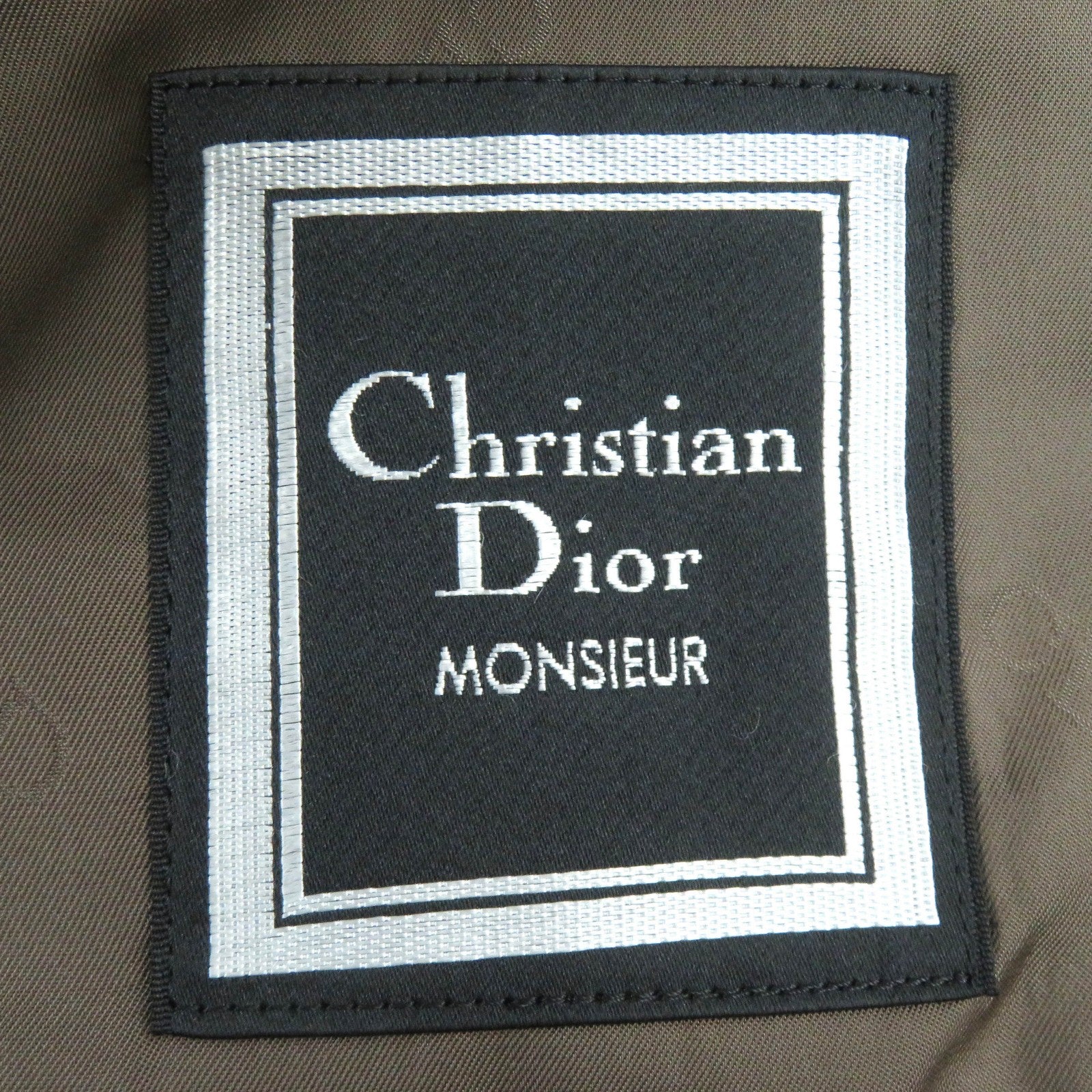 Vintage Dior Wool Double Breasted Jacket Khaki