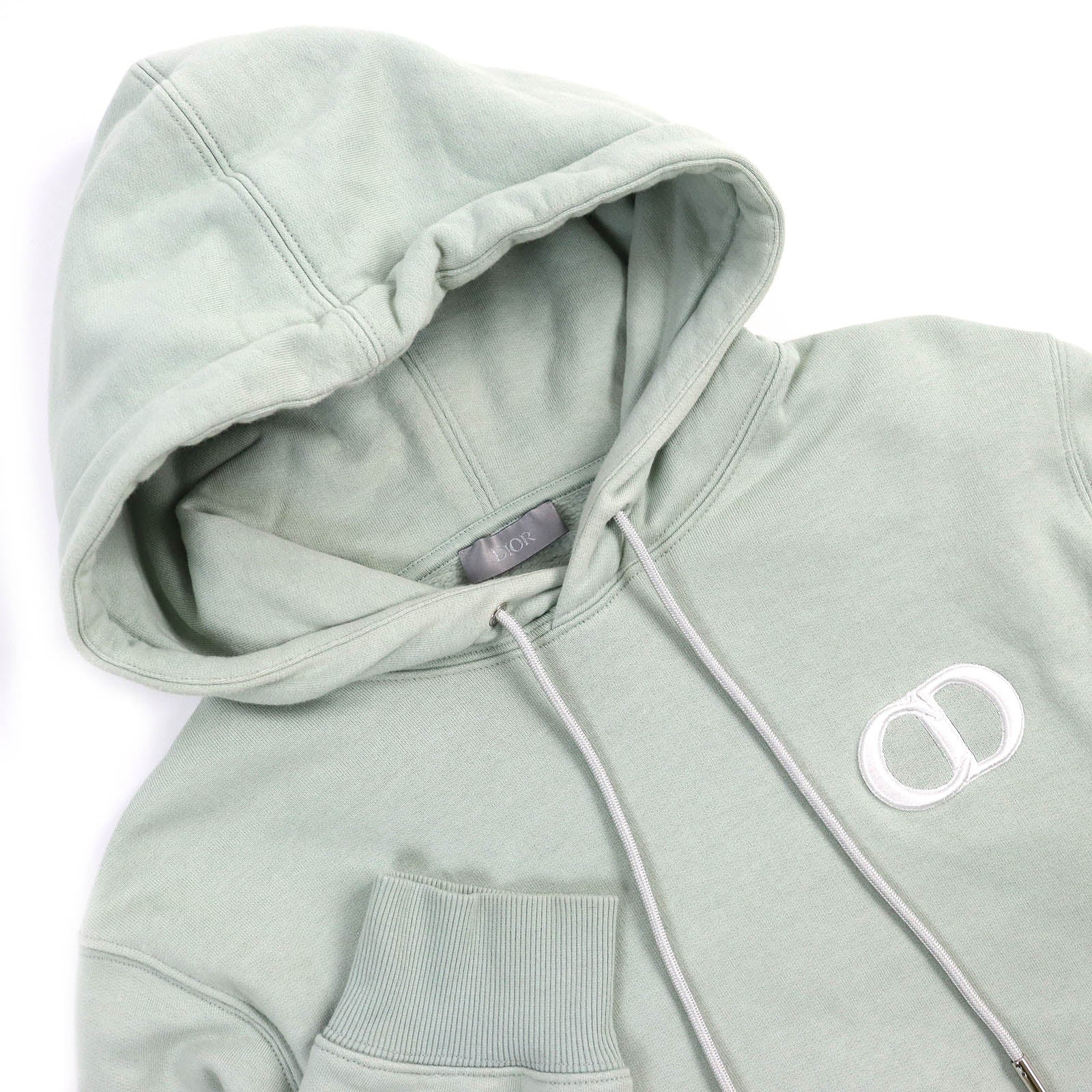 Dior Cotton Rayon Fleece Pullover Hoodie S