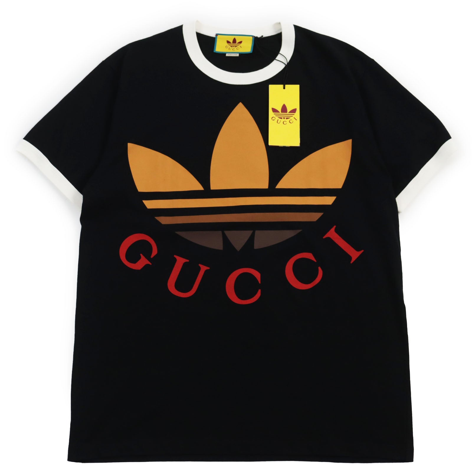 Gucci Cotton Trefoil Print T-shirt Black S