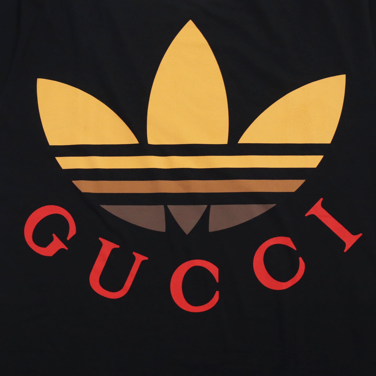 Gucci Cotton Trefoil Print T-shirt Black S