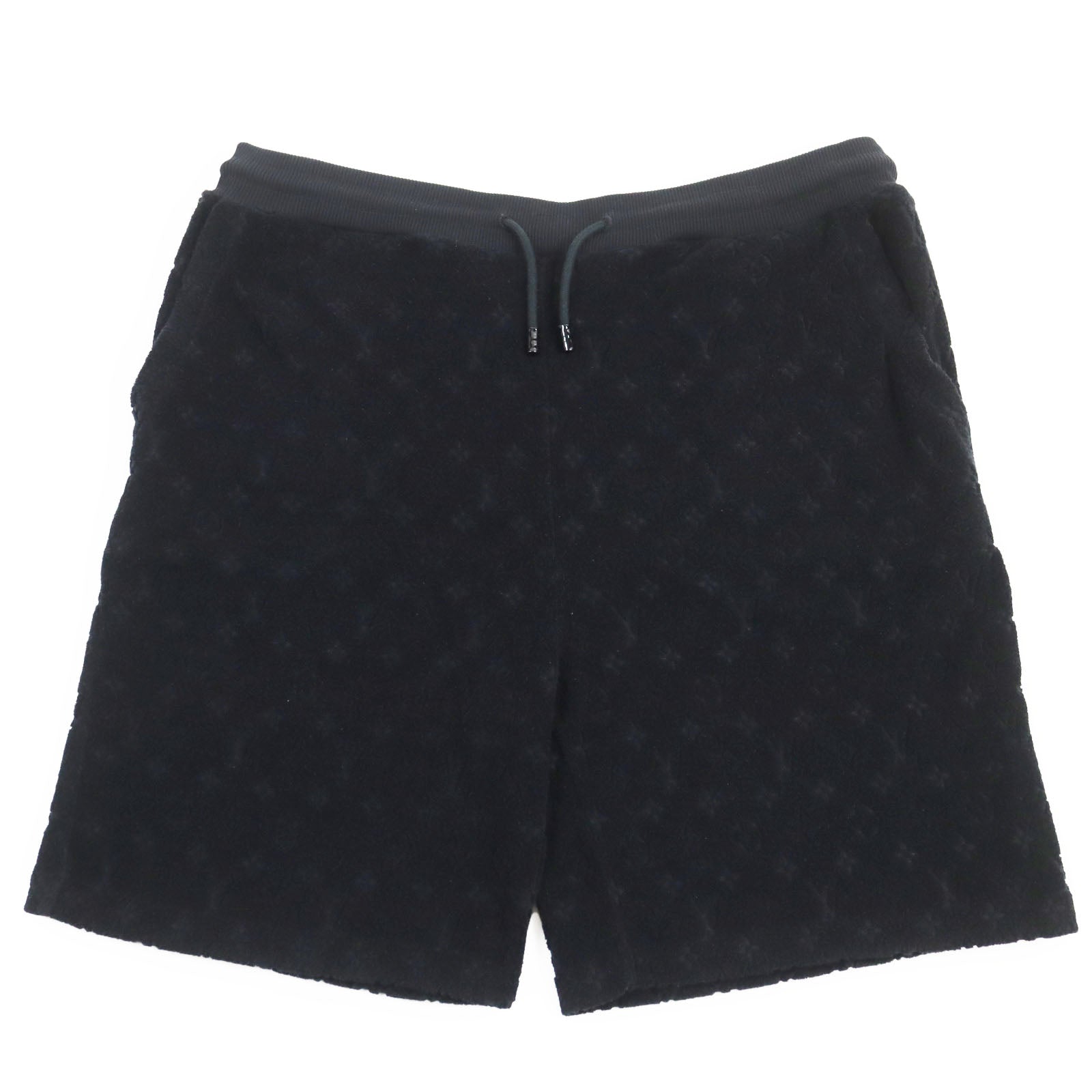 Louis Vuitton Monogram Terry Shorts Black XXL