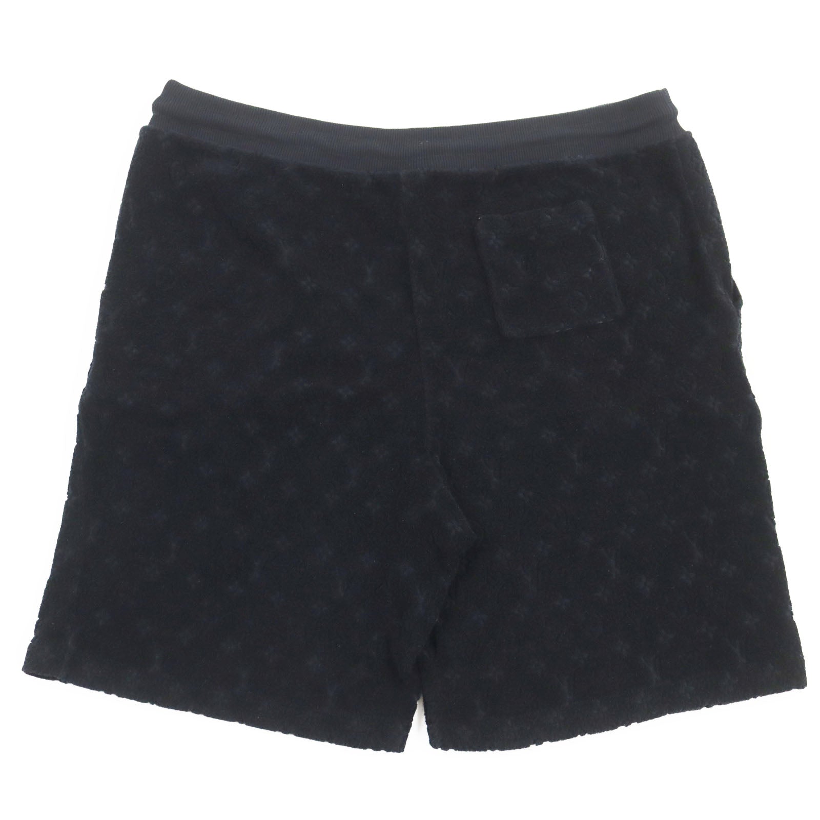 Louis Vuitton Monogram Terry Shorts Black XXL