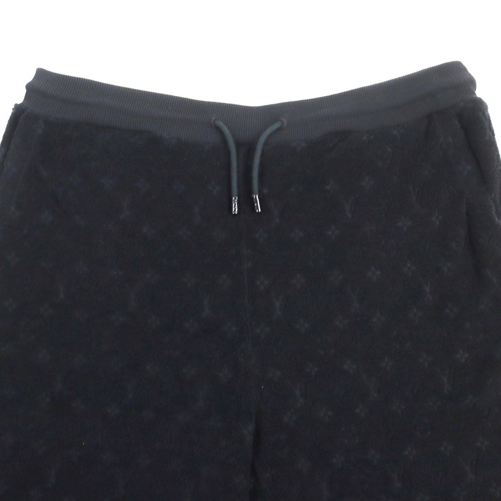 Louis Vuitton Monogram Terry Shorts Black XXL