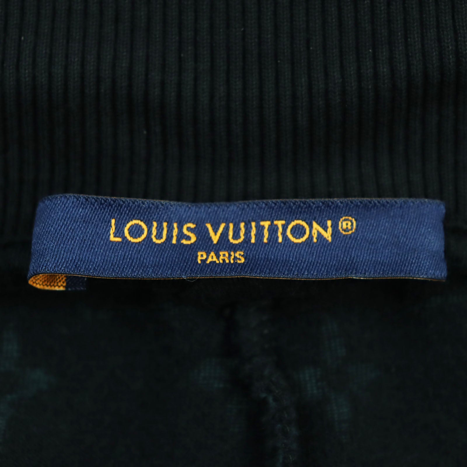 Louis Vuitton Monogram Terry Shorts Black XXL