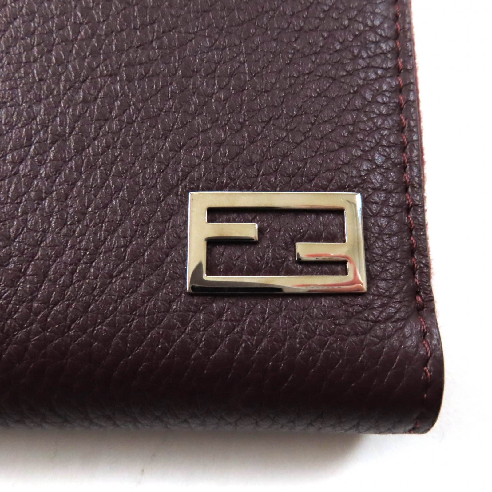 Fendi Baguette Zip Around Leather Wallet