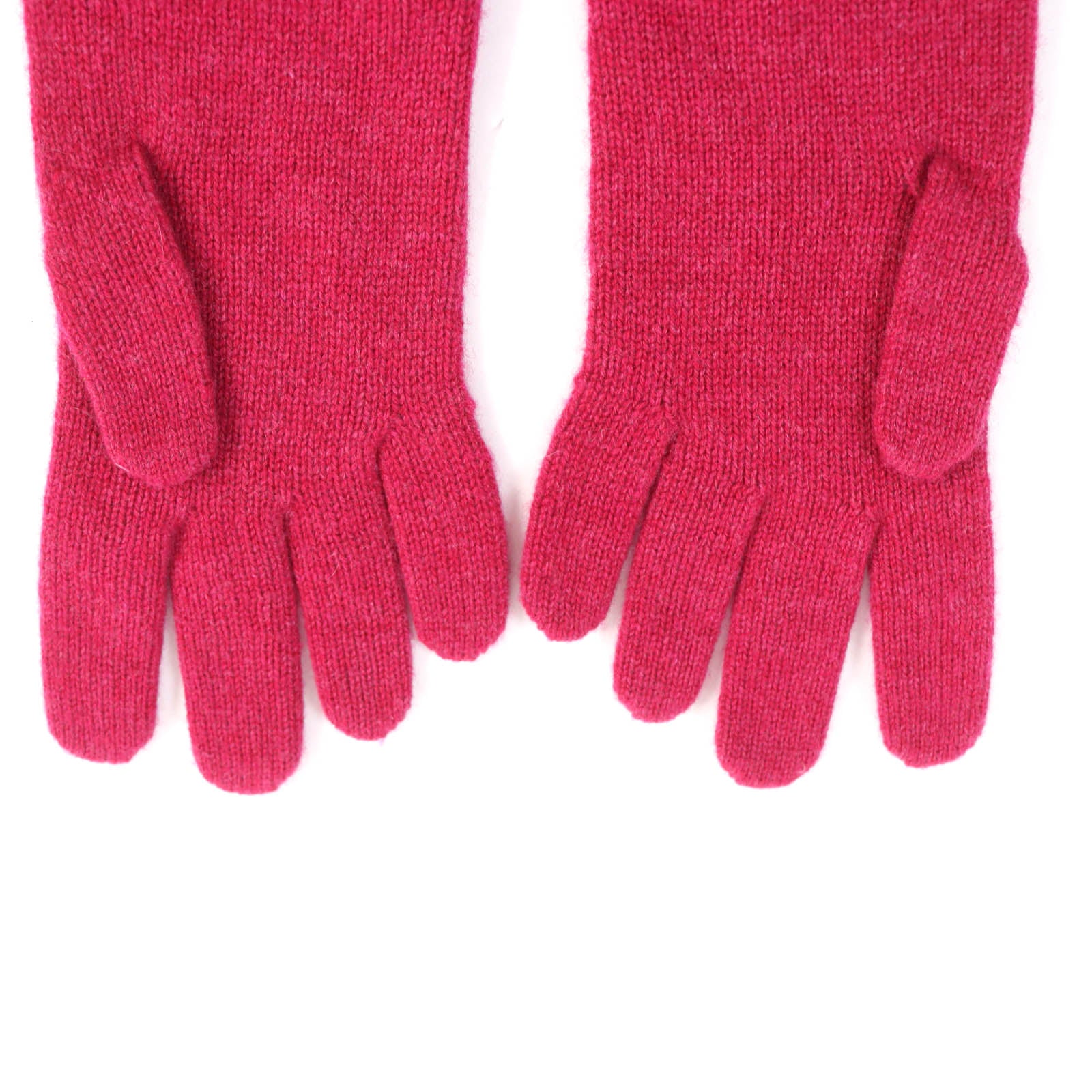 Hermes Cashmere Knit Gloves Pink S