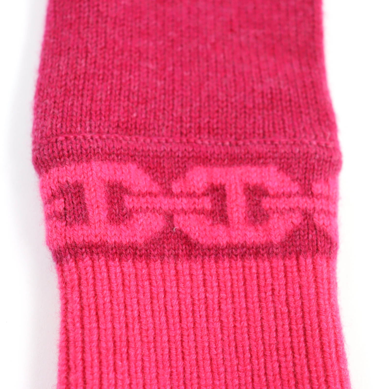 Hermes Cashmere Knit Gloves Pink S