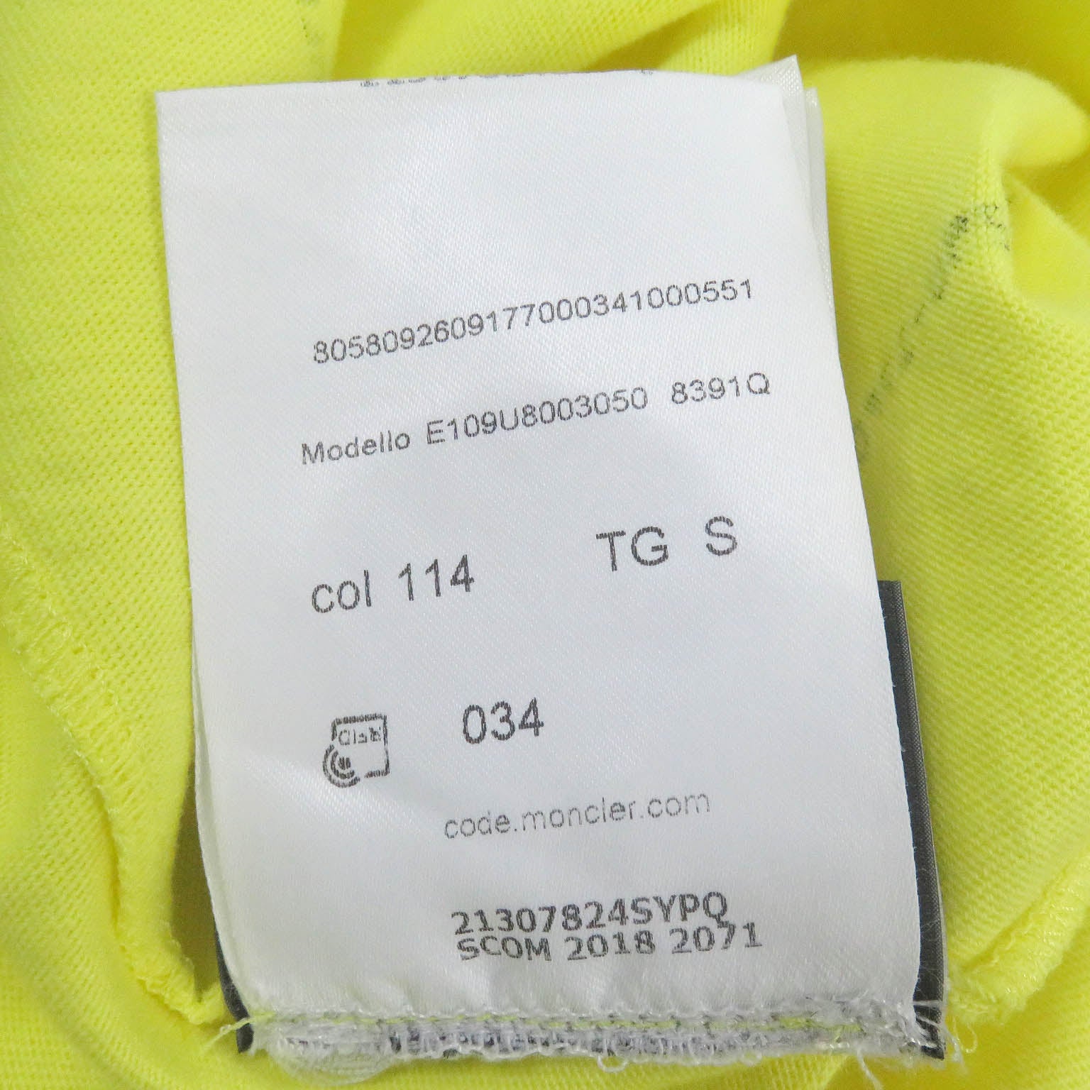 Moncler Genius MAGLIA T-Shirt Yellow S