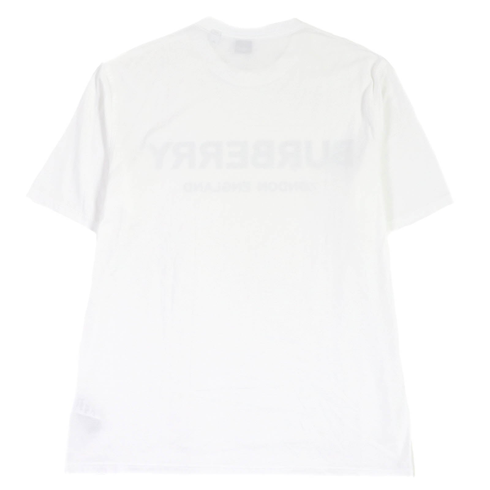 Burberry Logo Print Cotton T-Shirt White S