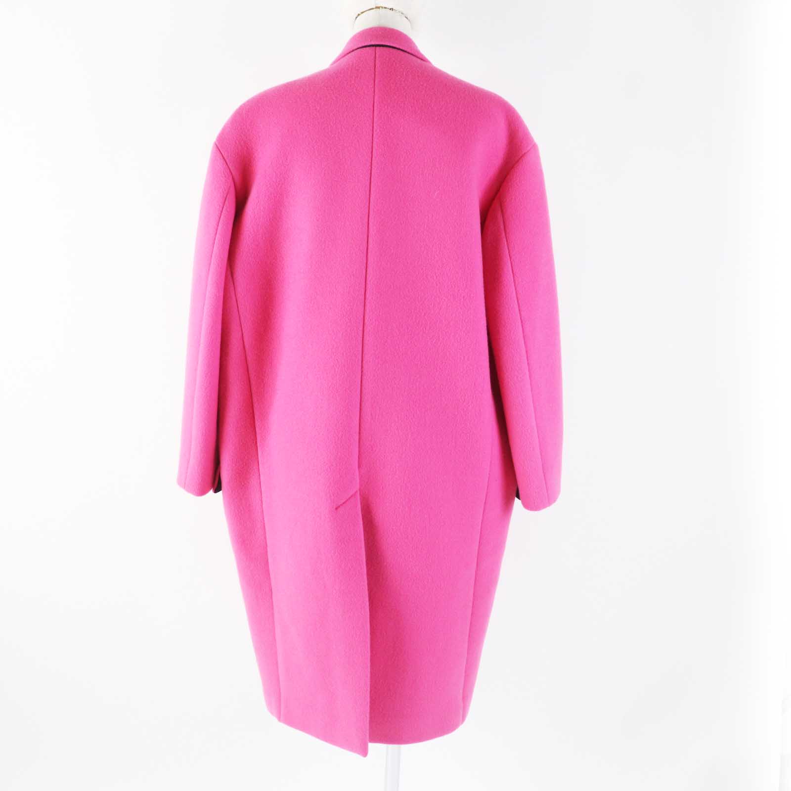 Celine Egg Crombie Coat Cashmere Pink 34 Women